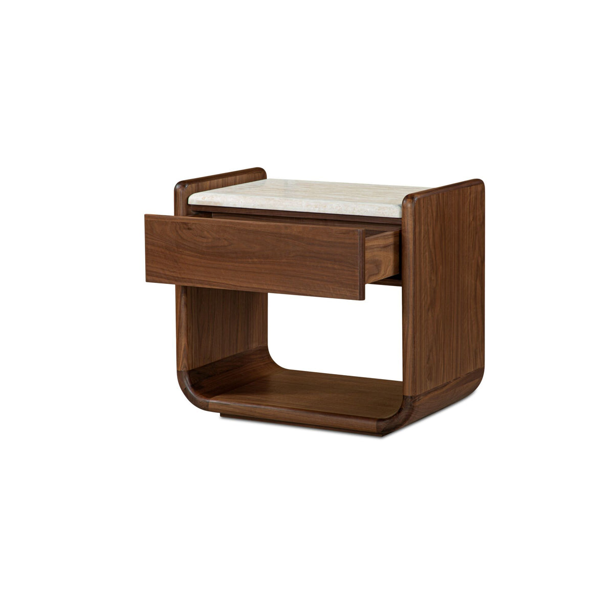 Enns - Nightstand - Dark Brown