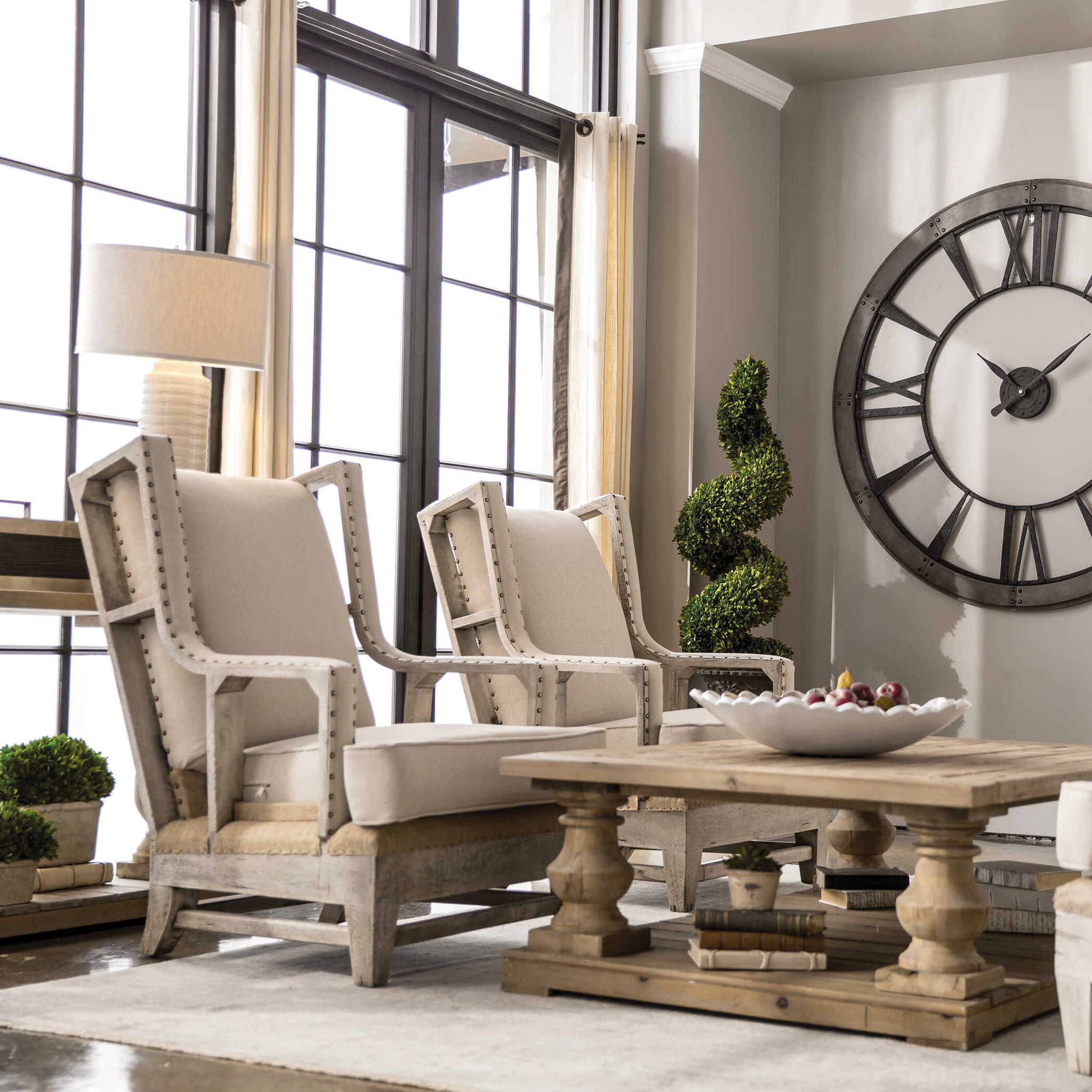 Schafer - Linen Armchair - Beige