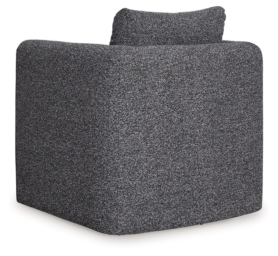 Vreni - Charcoal / Black - Accent Chair