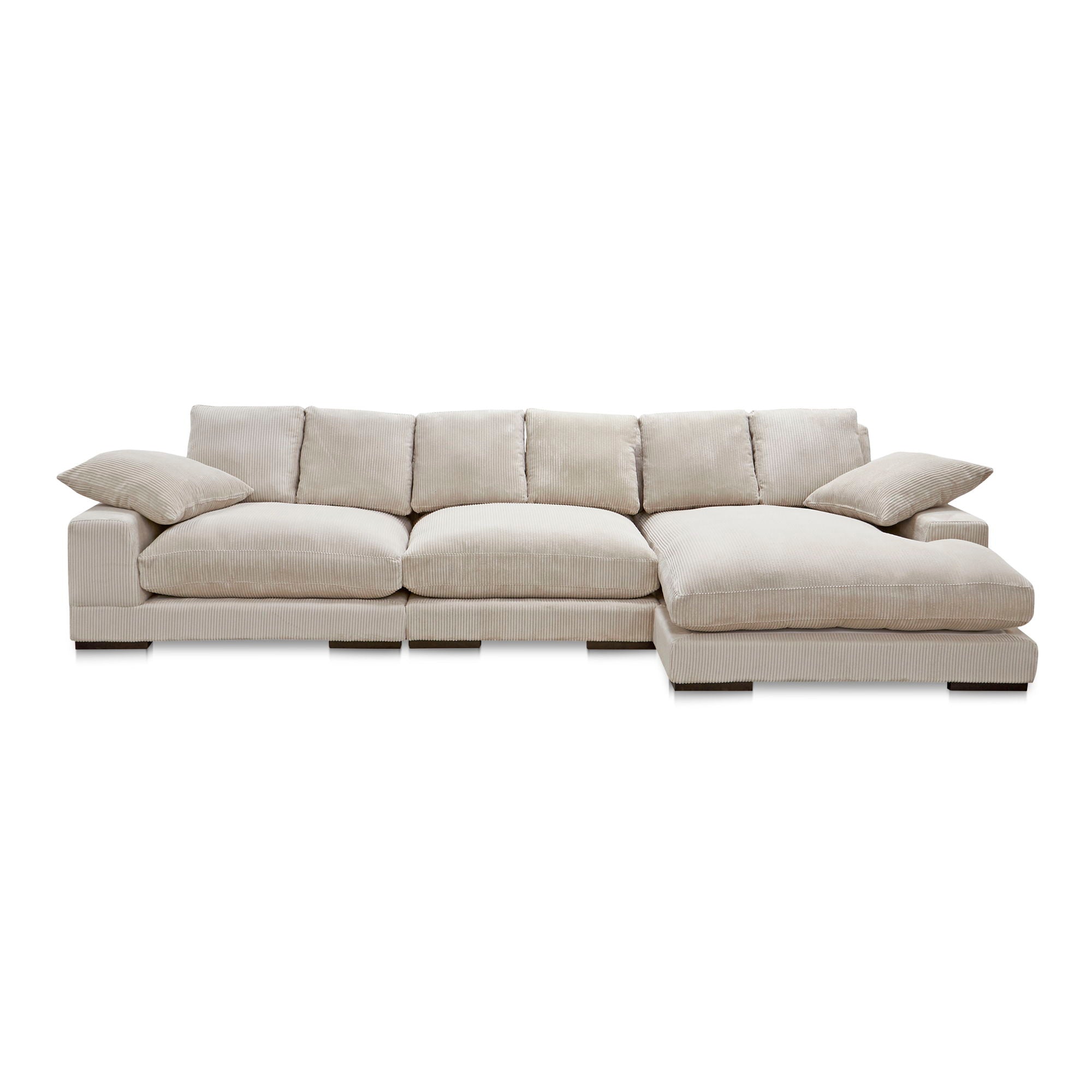 Plunge - Large Sectional - Cappuccino