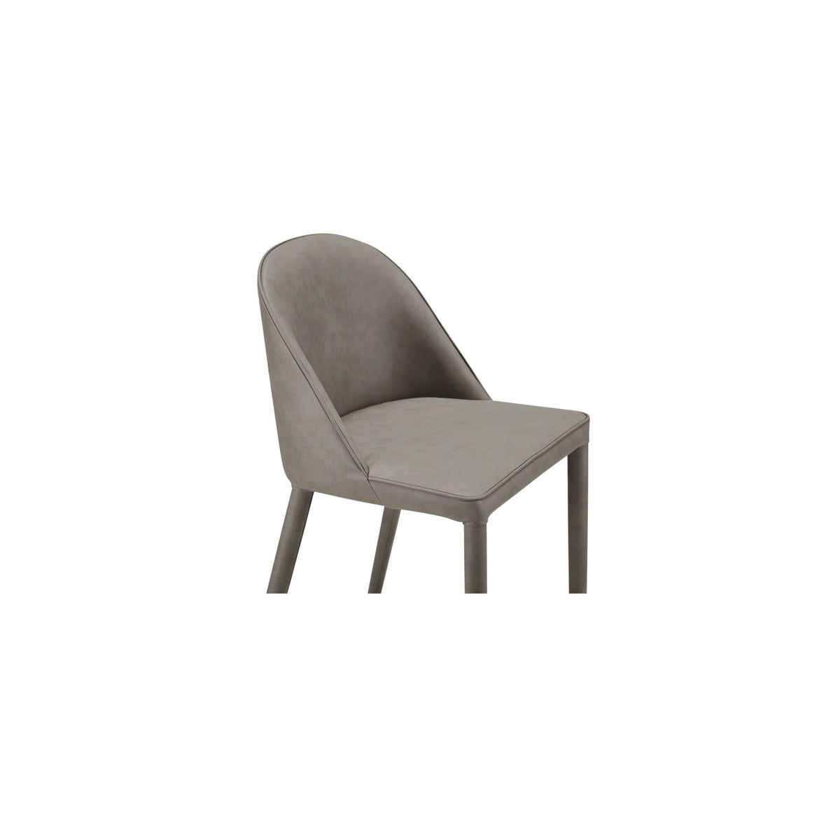 Burton - Counter Stool Vegan Leather - Gray / Blue