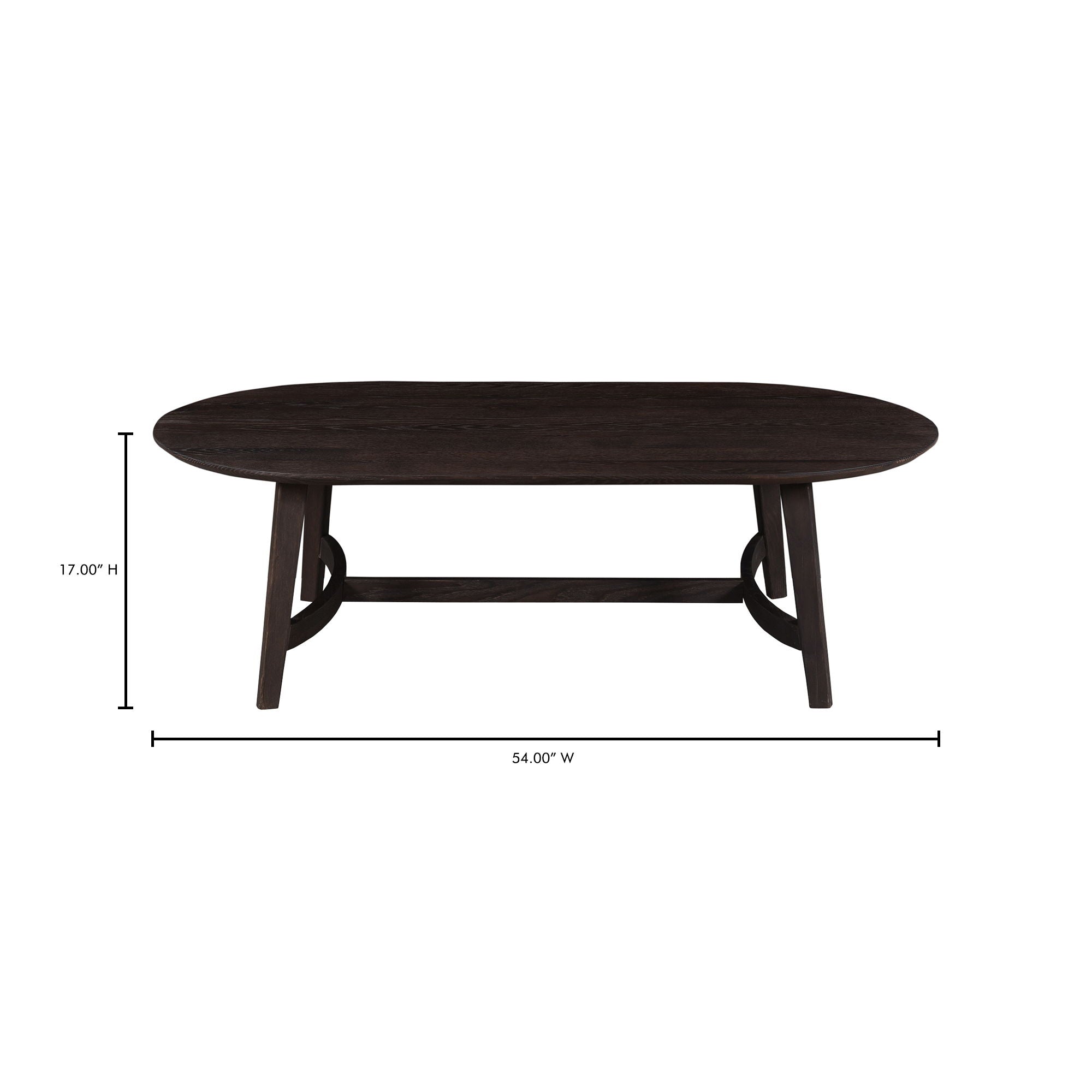 Trie - Wood Coffee Table - Dark Brown