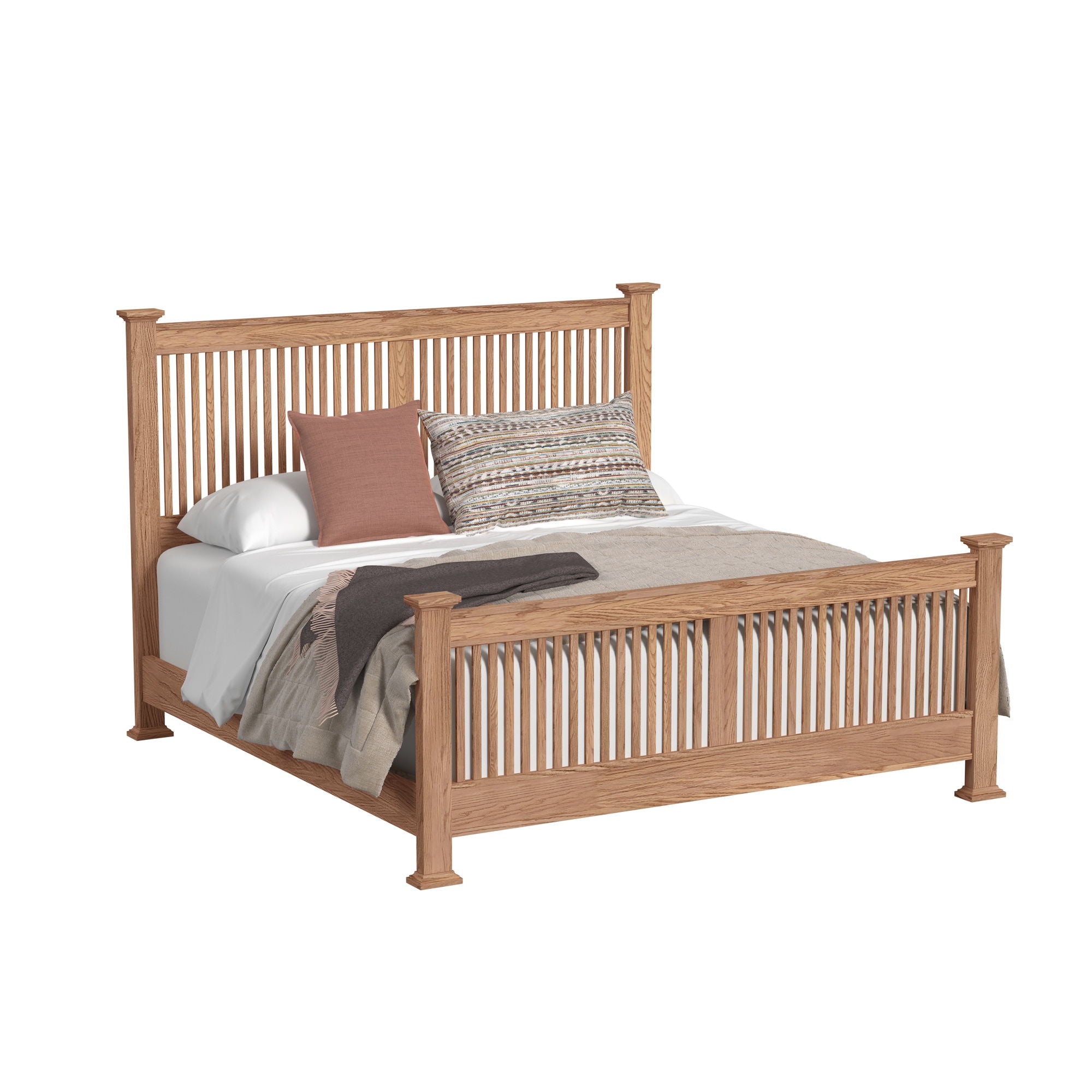 Oak Park - Slat Bed