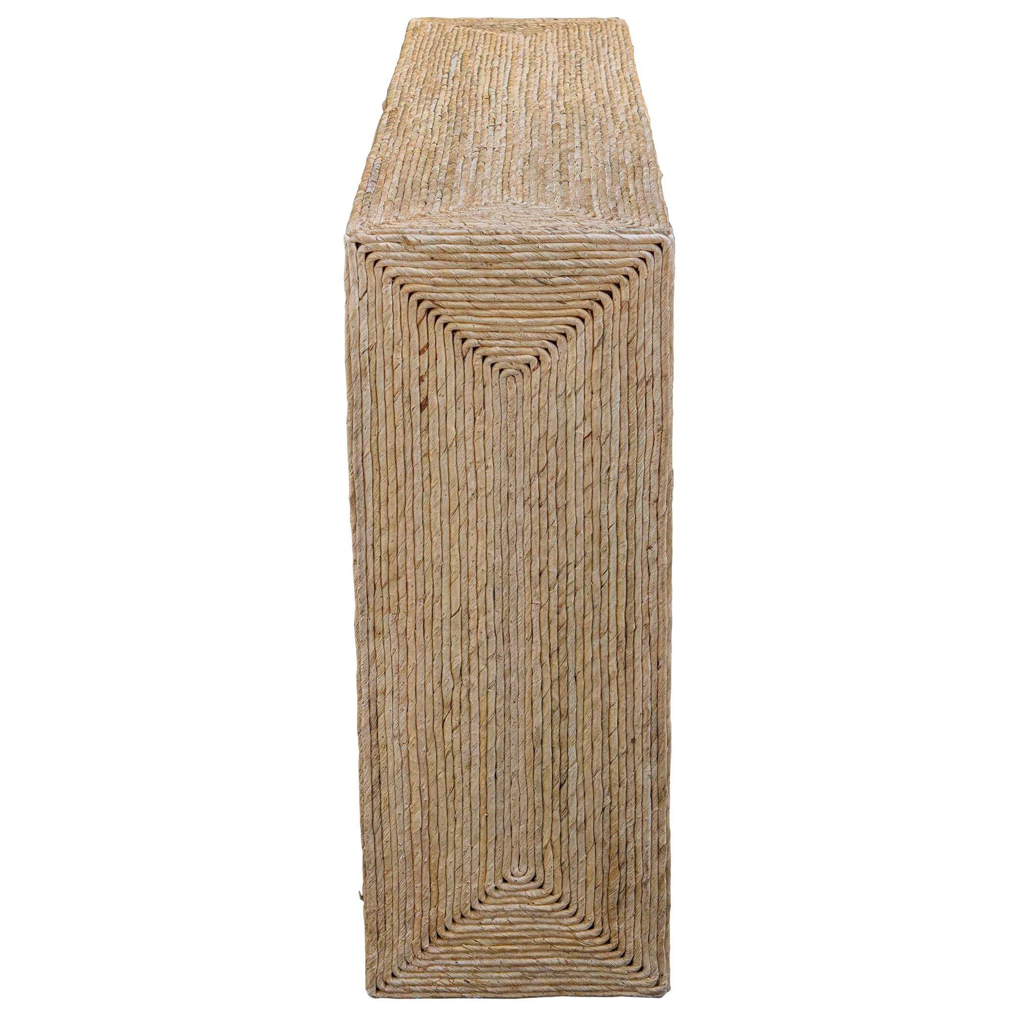Rora - Coastal Console Table - Light Brown