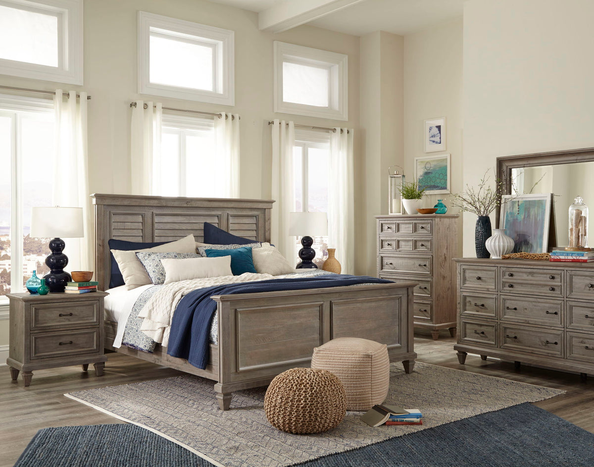 Lancaster - Drawer Nightstand - Dovetail Gray