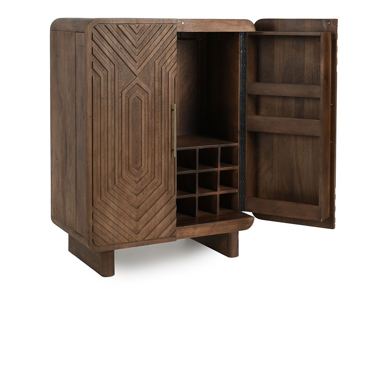 Holmes - Bar Cabinet - Light Brown