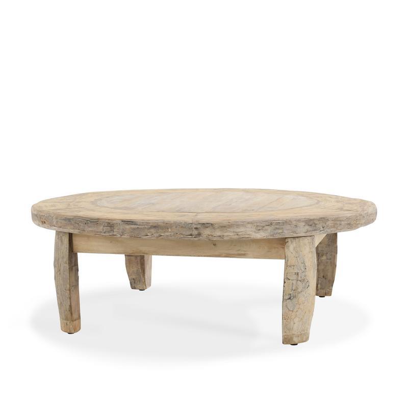 Alta - Wheel Coffee Table - Antique White