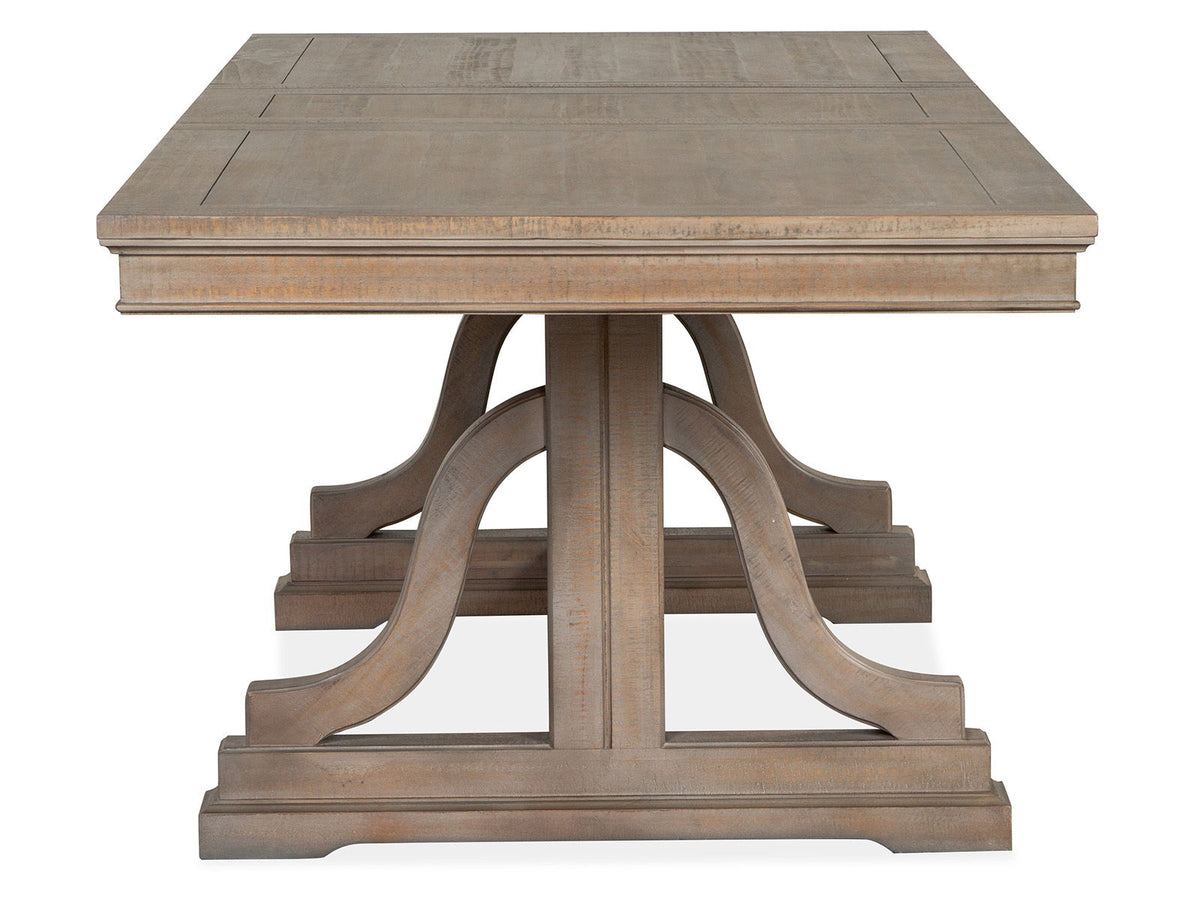 Paxton Place - Trestle Dining Table - Dovetail Gray
