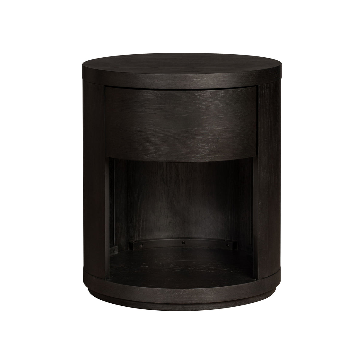 Modena - Round Nightstand - Midnight Blue