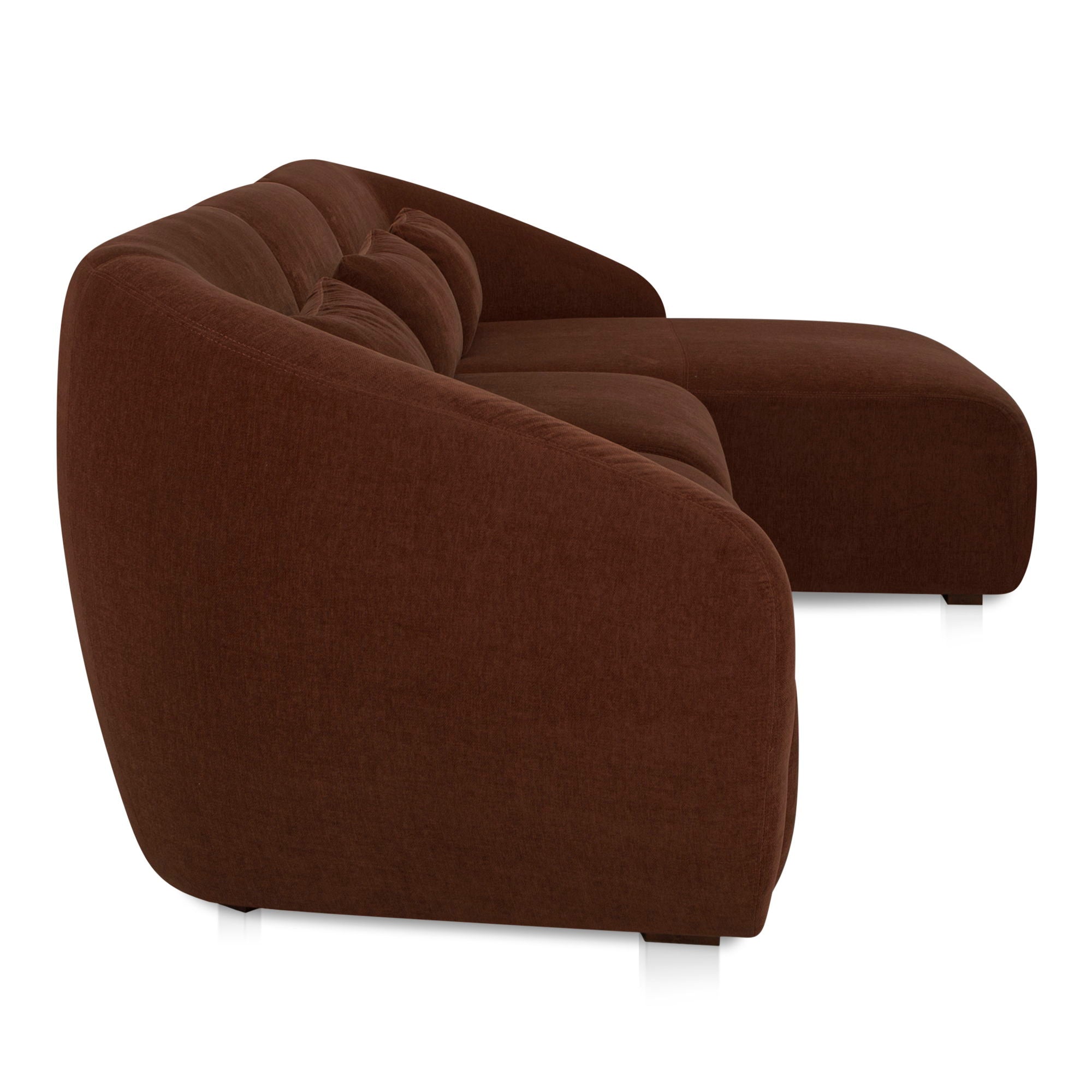 Amelia - Lounge Modular Right Sectional - Chestnut