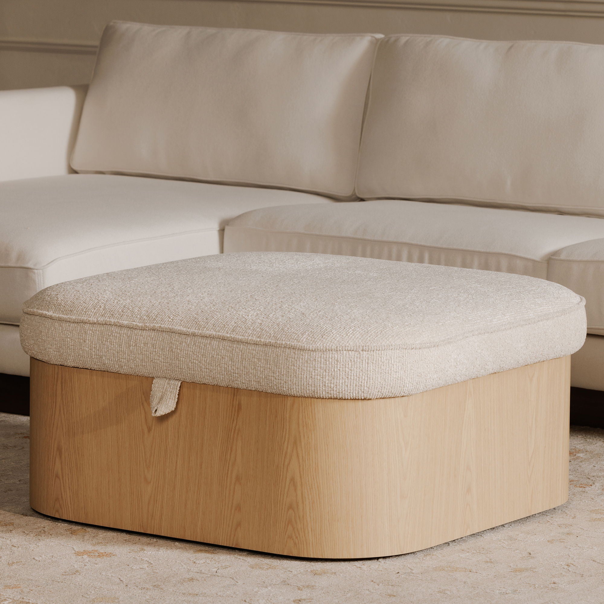 Sonny - Ottoman - Ash