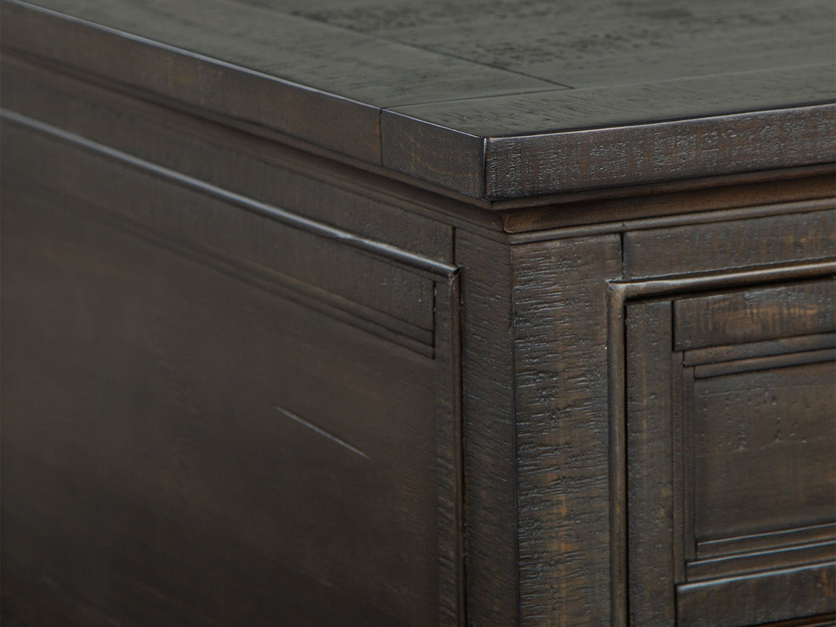 Westley Falls - Lift Top Storage Cocktail Table With Casters - Graphite