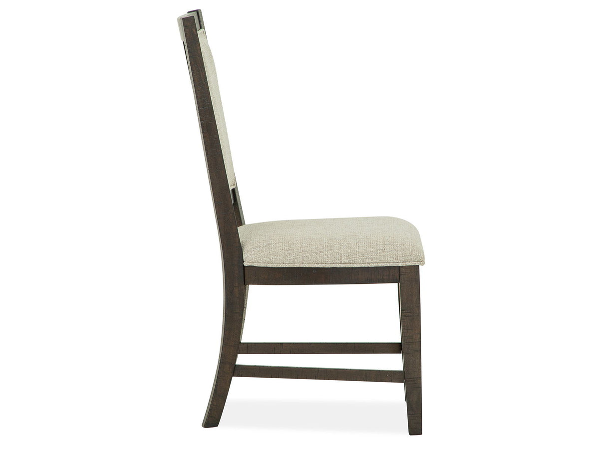 Westley Falls - Step Up Side Chair With Upholstered Seat & Back (Set of 2) - Graphite