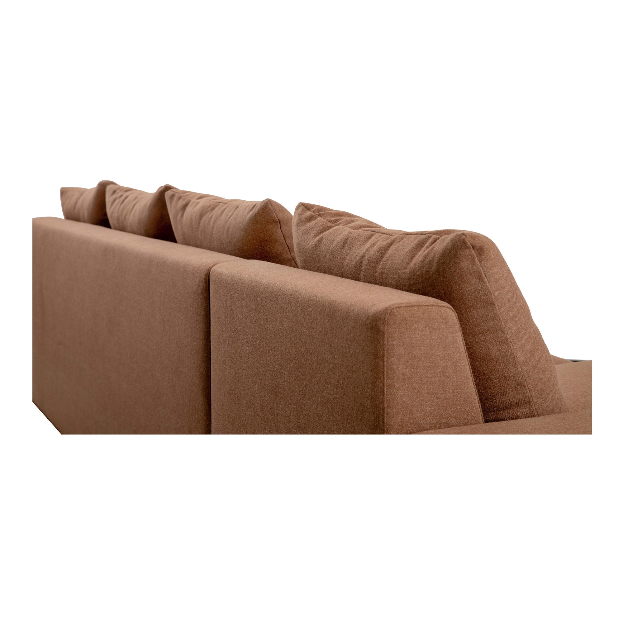 Thomas - Left Sectional - Rust