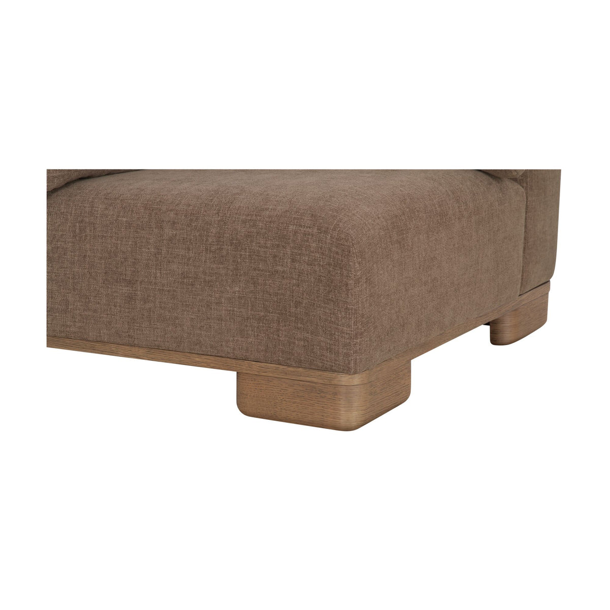 June - Classic L Modular Sectional - Dark Brown