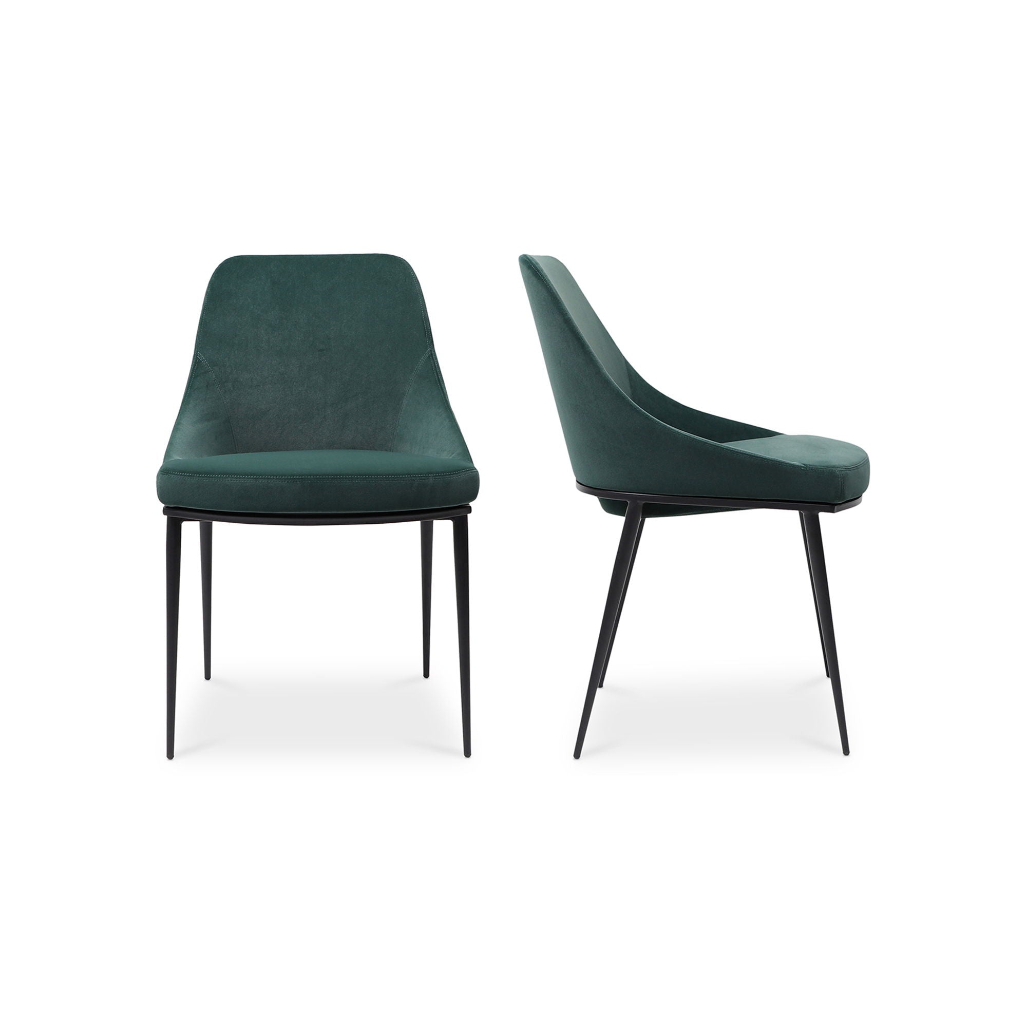 Sedona - Dining Chair Velvet (Set of 2) - Green