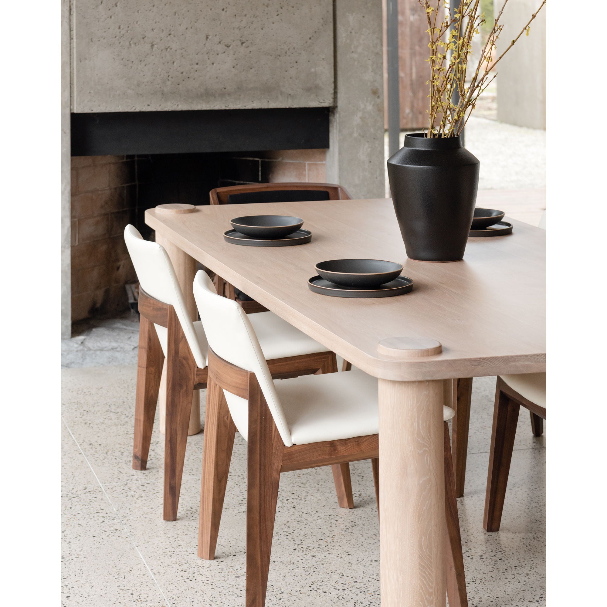 Deco - PVC Dining Chair (Set of 2) - Cream White