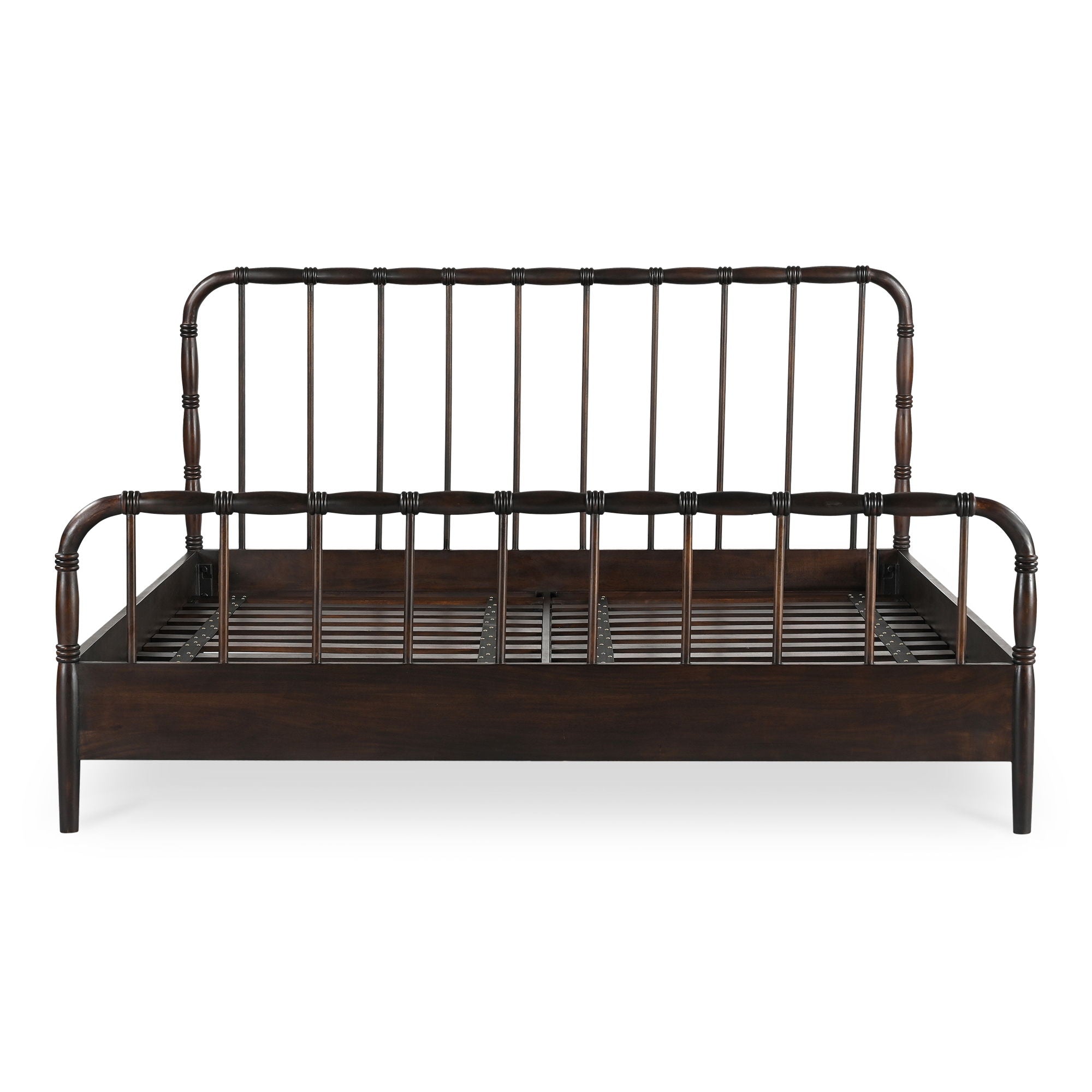 Vivian - Queen Bed - Dark Brown