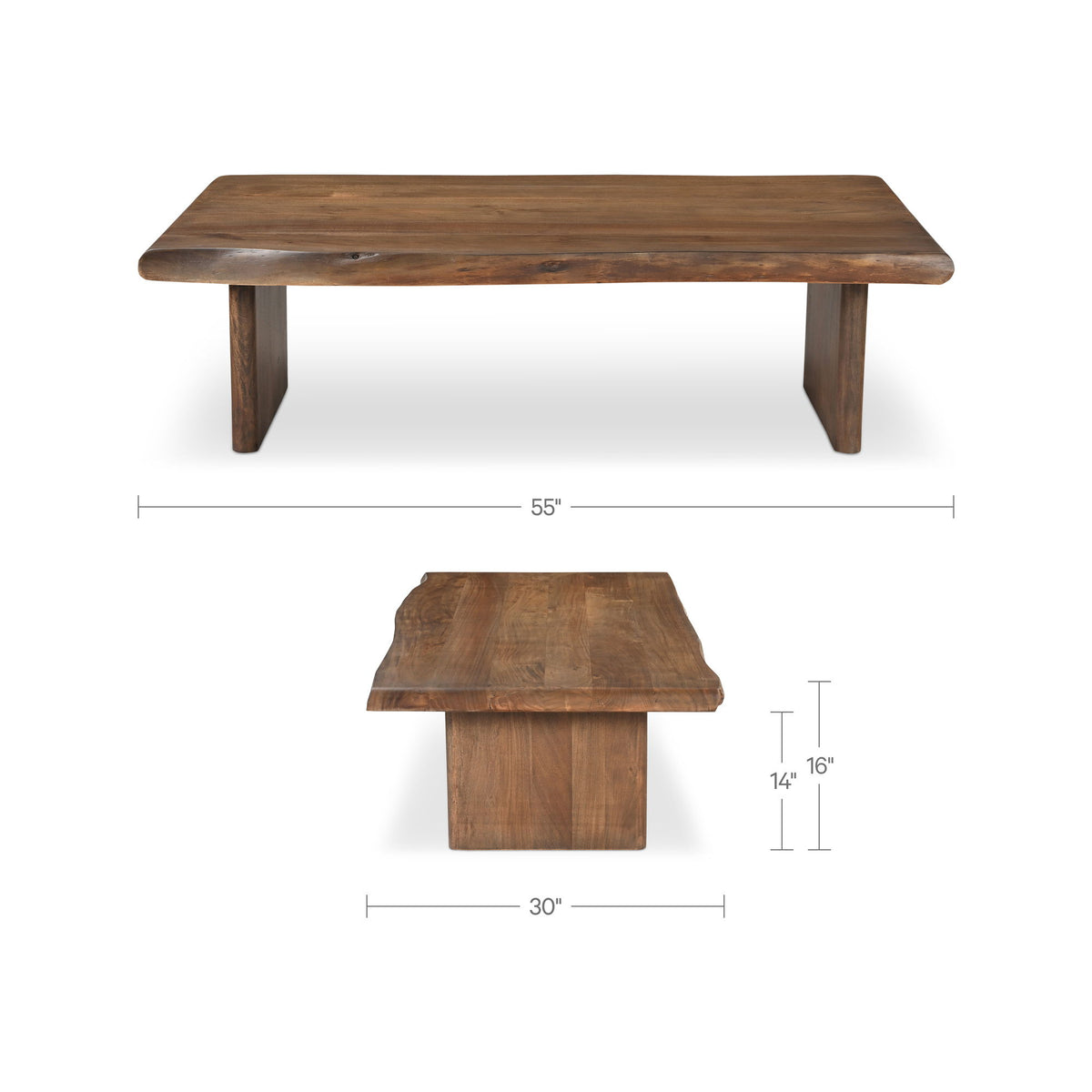 Lila - Coffee Table - Brown