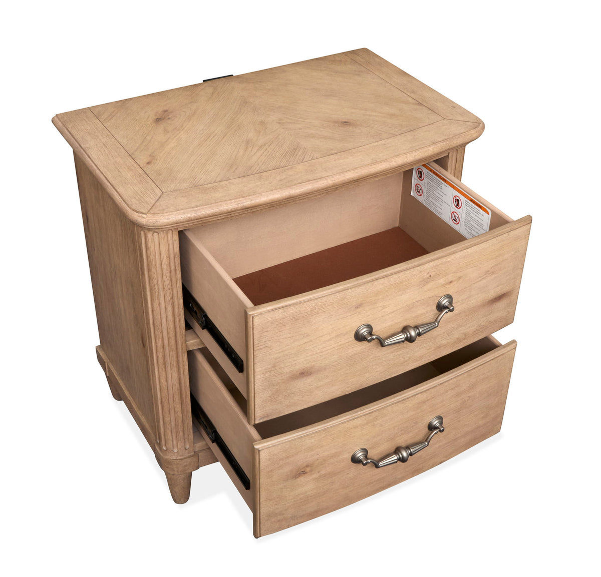 Harmony Heights - Drawer Nightstand - Belgium Wheat