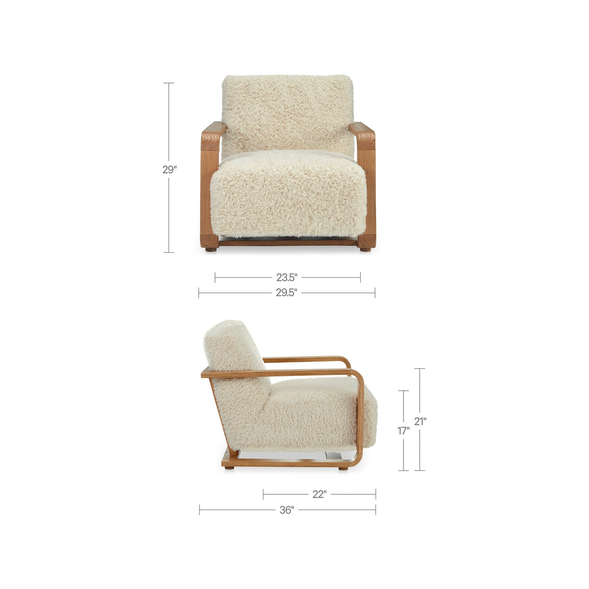 Eckersley - Lounge Chair - Cream