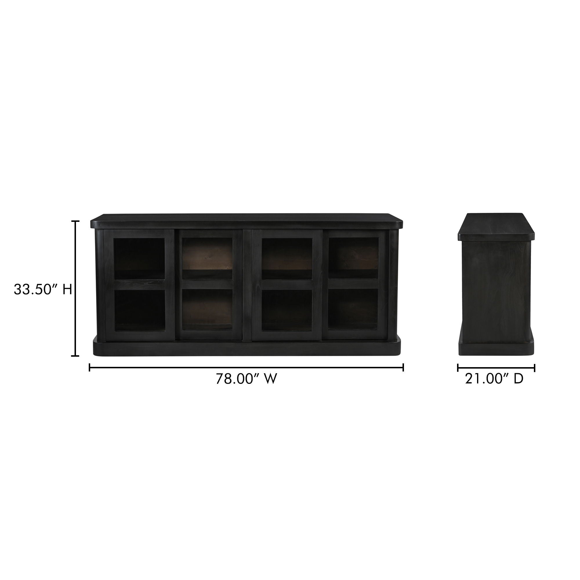 Mona - Sideboard - Black