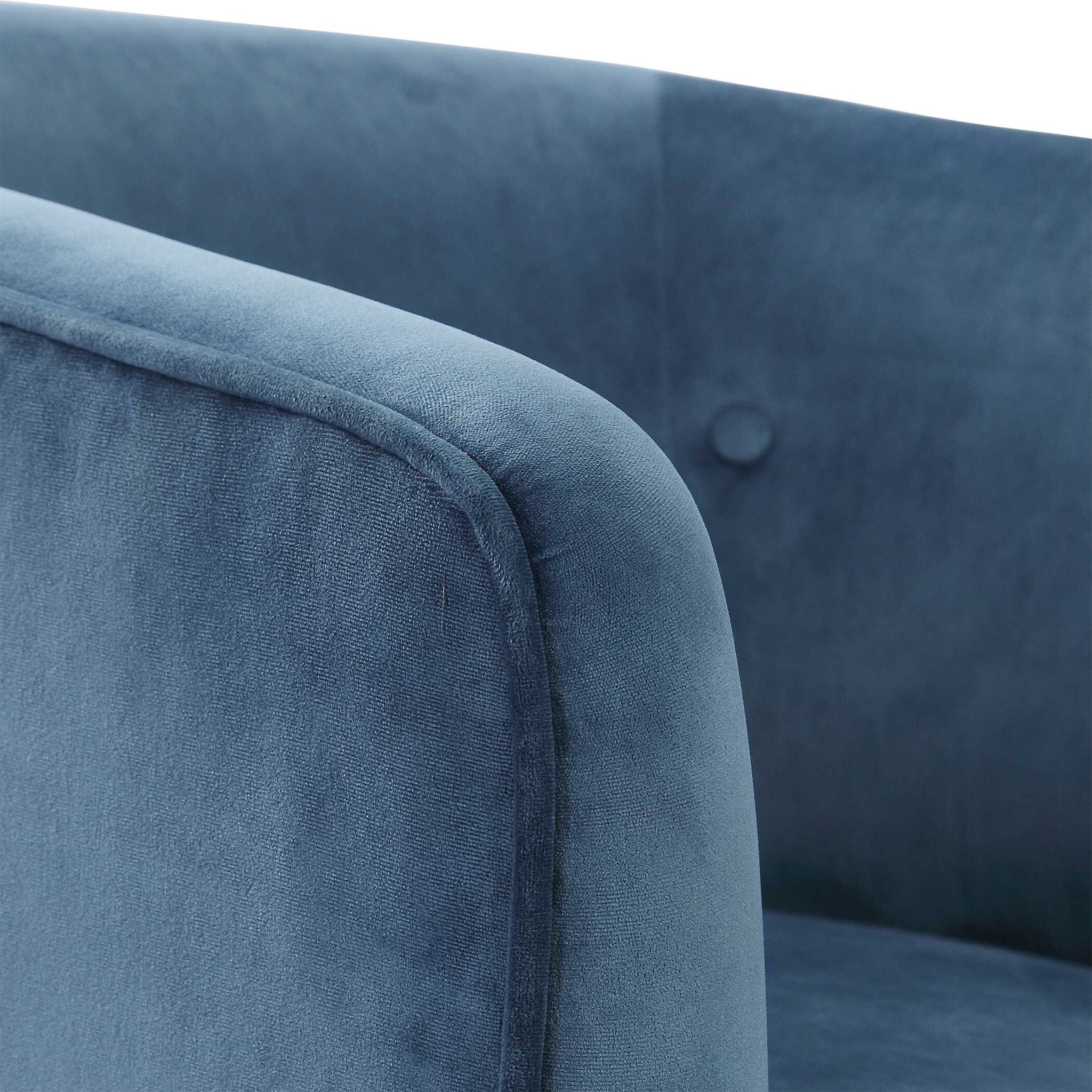 Mallorie - Swivel Chair - Blue
