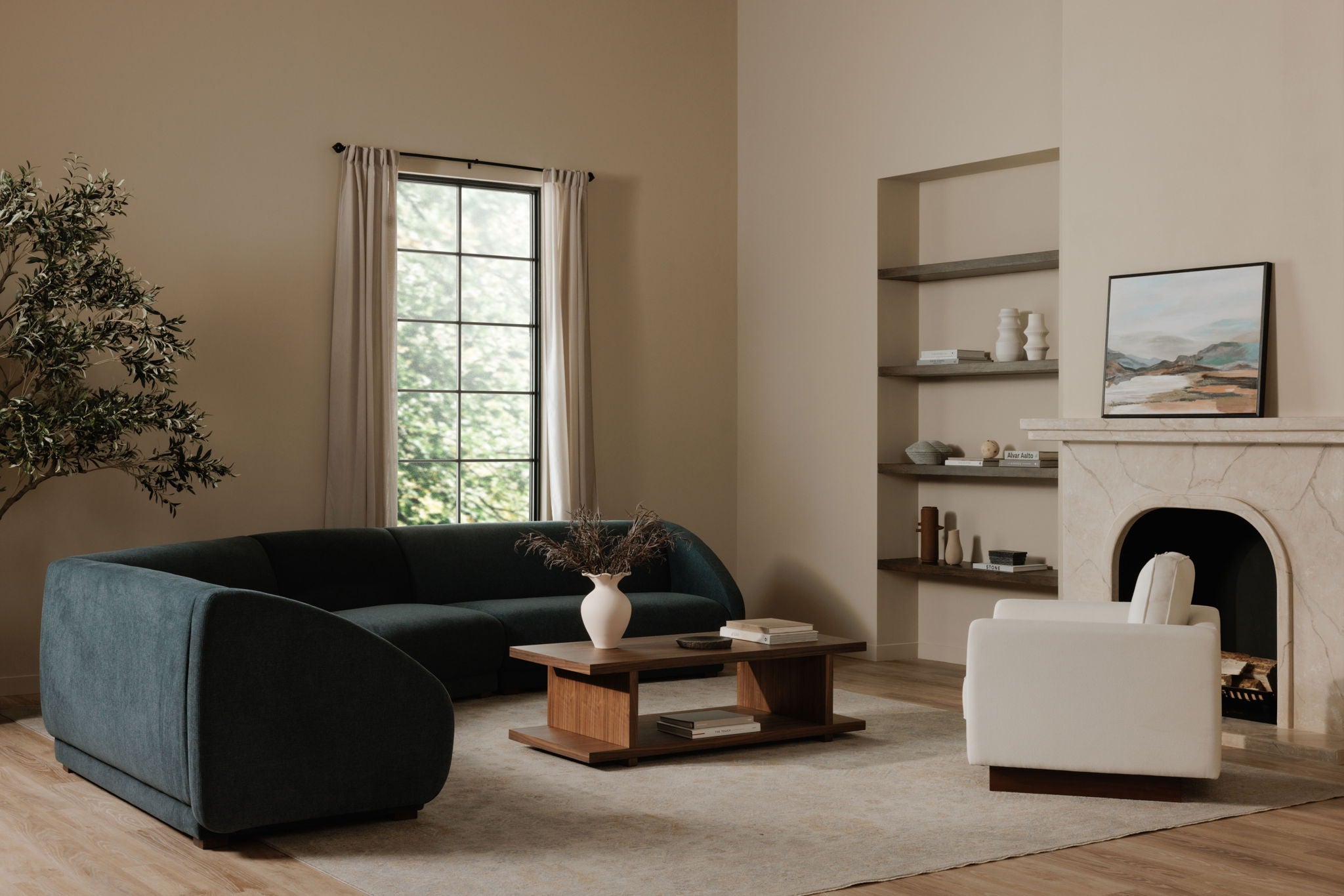 Vernon - Accent Chair - White