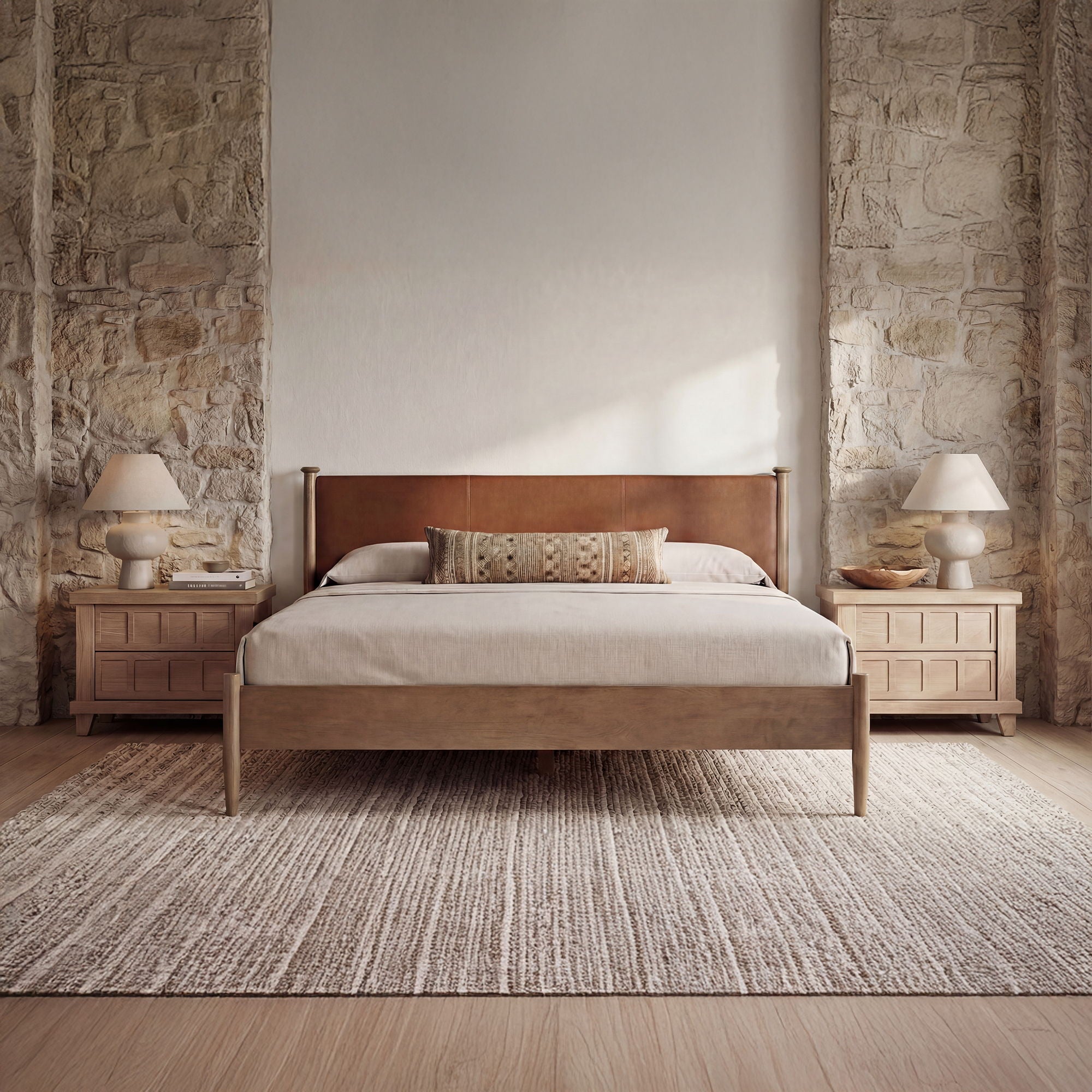 Crosby - Queen Bed - Brown