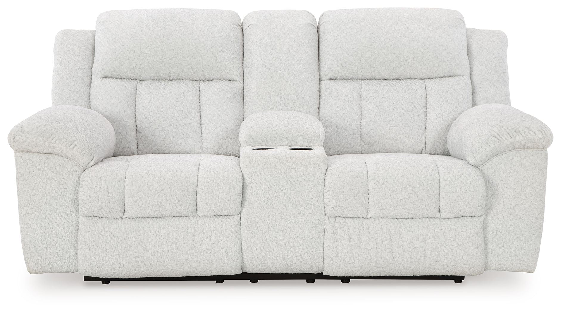 Frohn - Snow - Dbl Reclining Loveseat With Console - Fabric