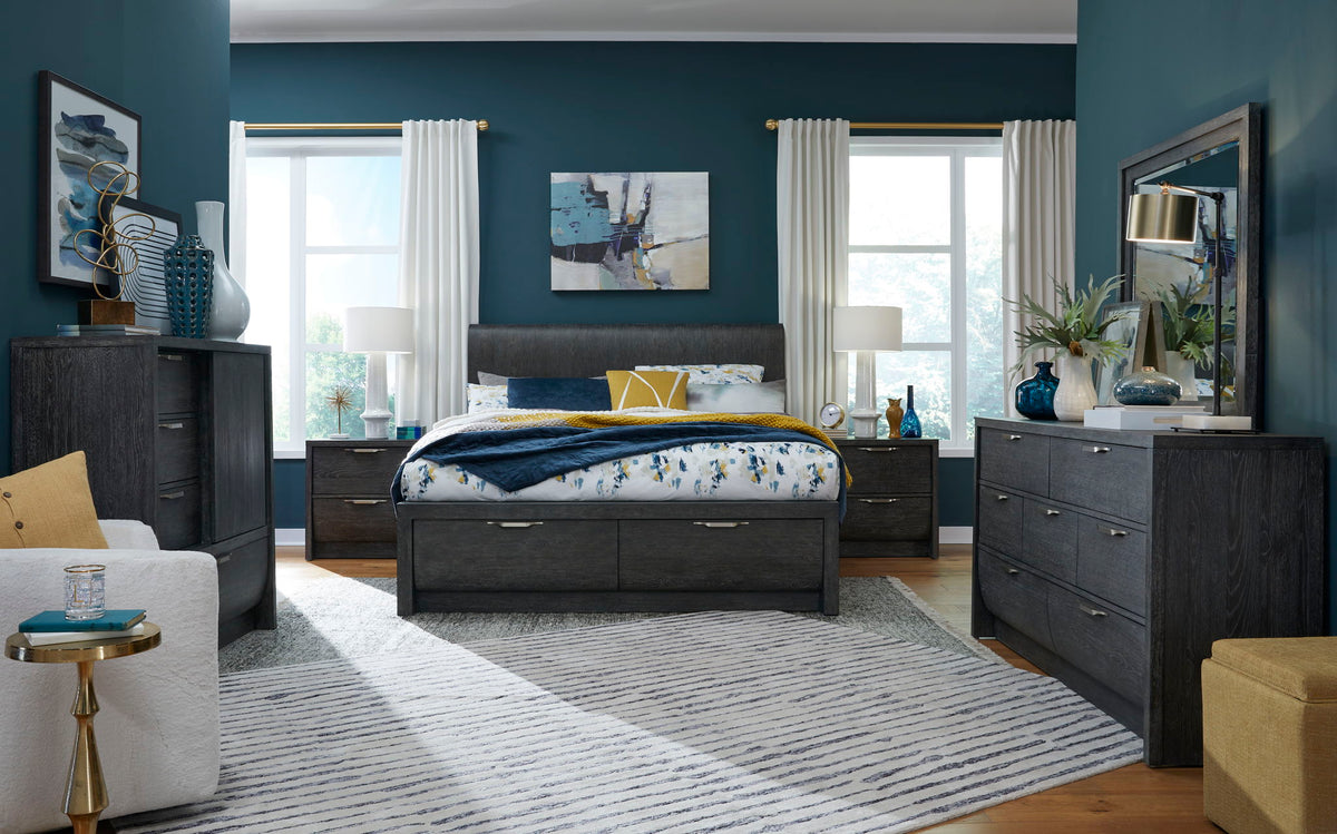 Kinsley - Panel Storage Bed