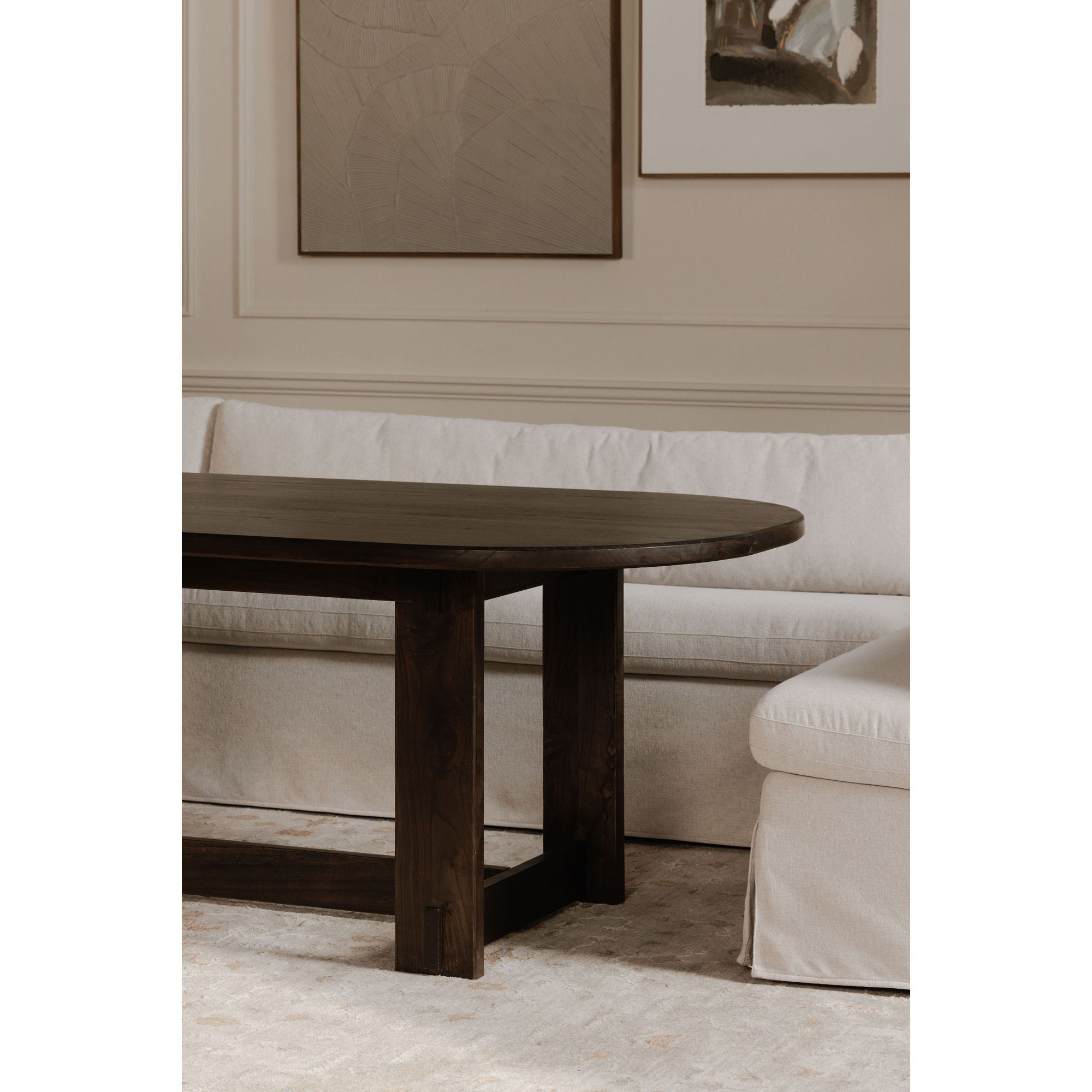 Fable - Slipcover Dining Banquette U-Shape - Beige