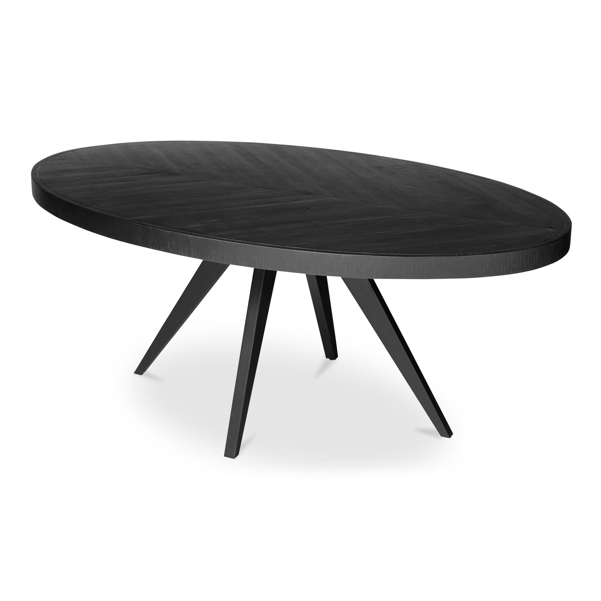 Parq - Oval Dining Table - Black