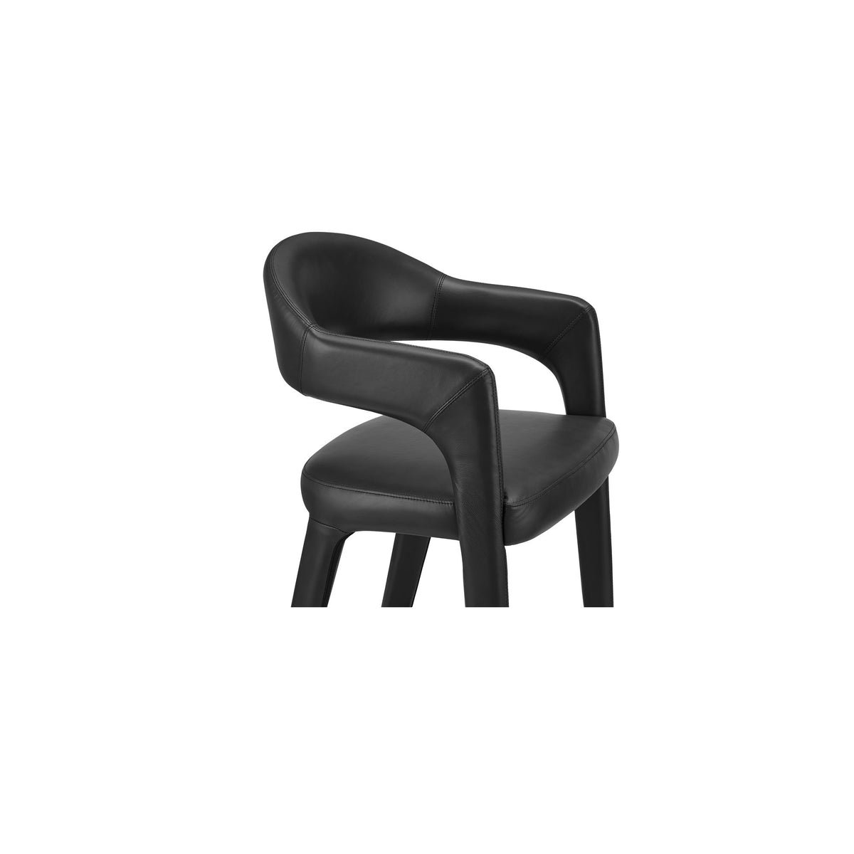 Martens - Counter Stool Leather - Black