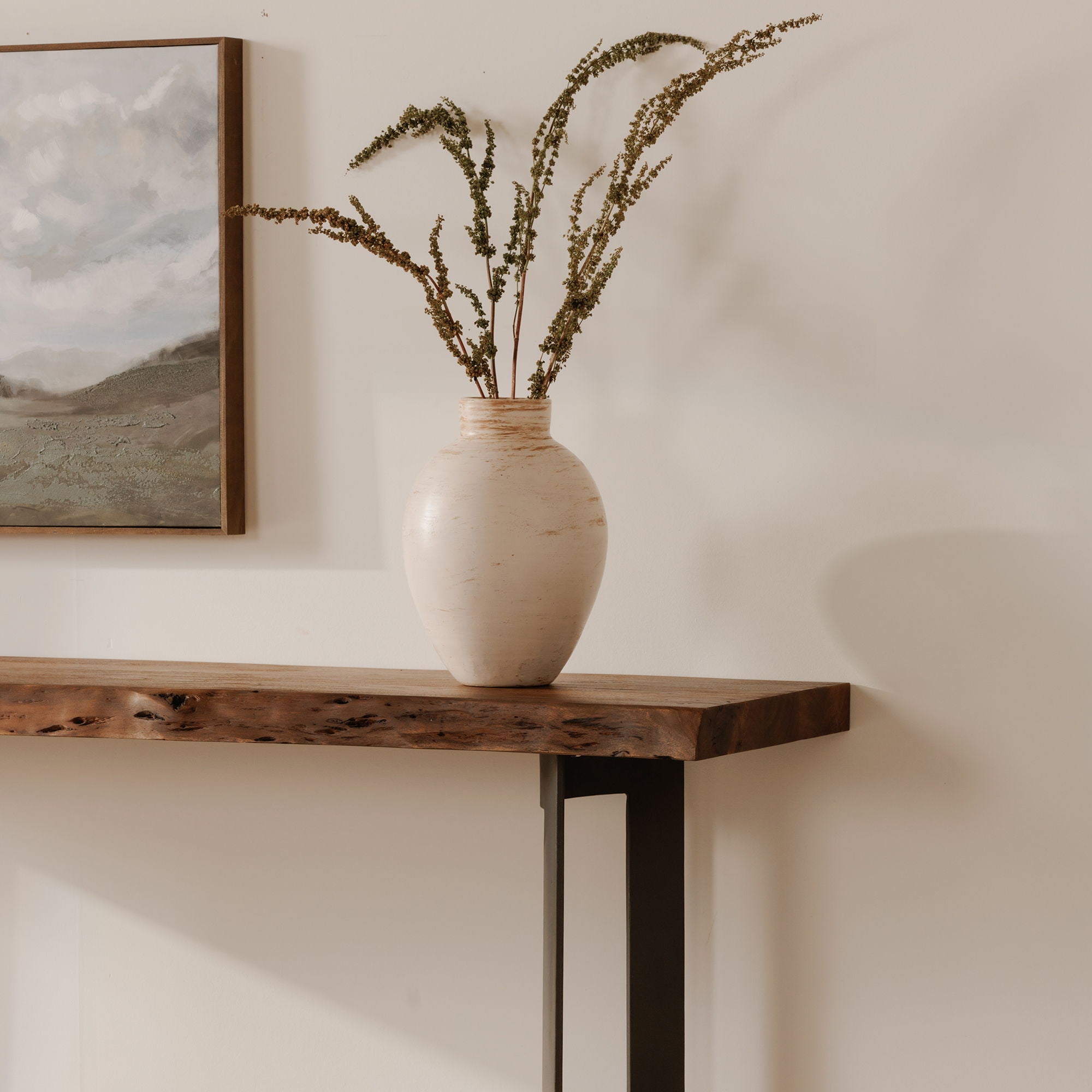Bent - Console Table - Natural Stain