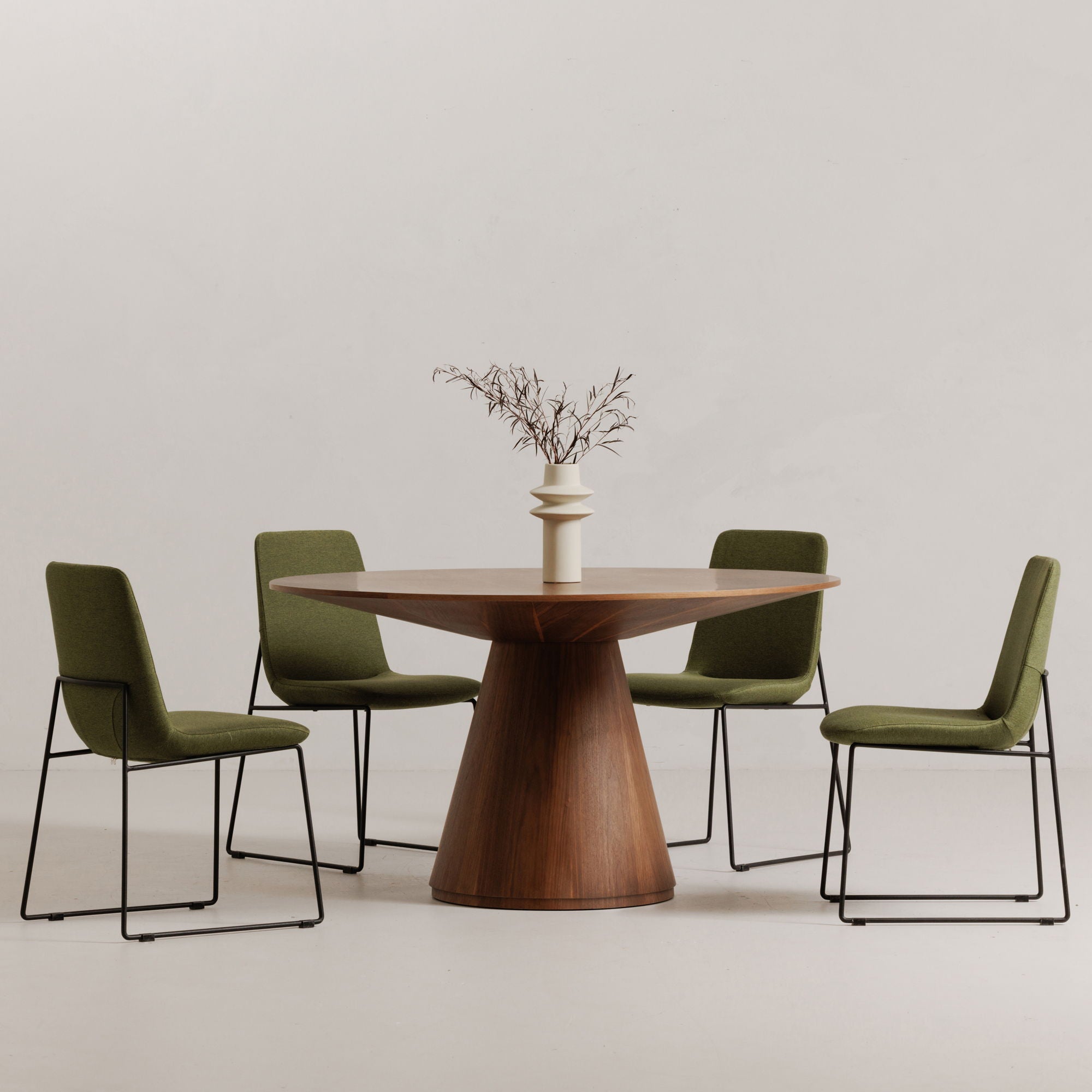 Otago - Round Dining Table - Natural Walnut