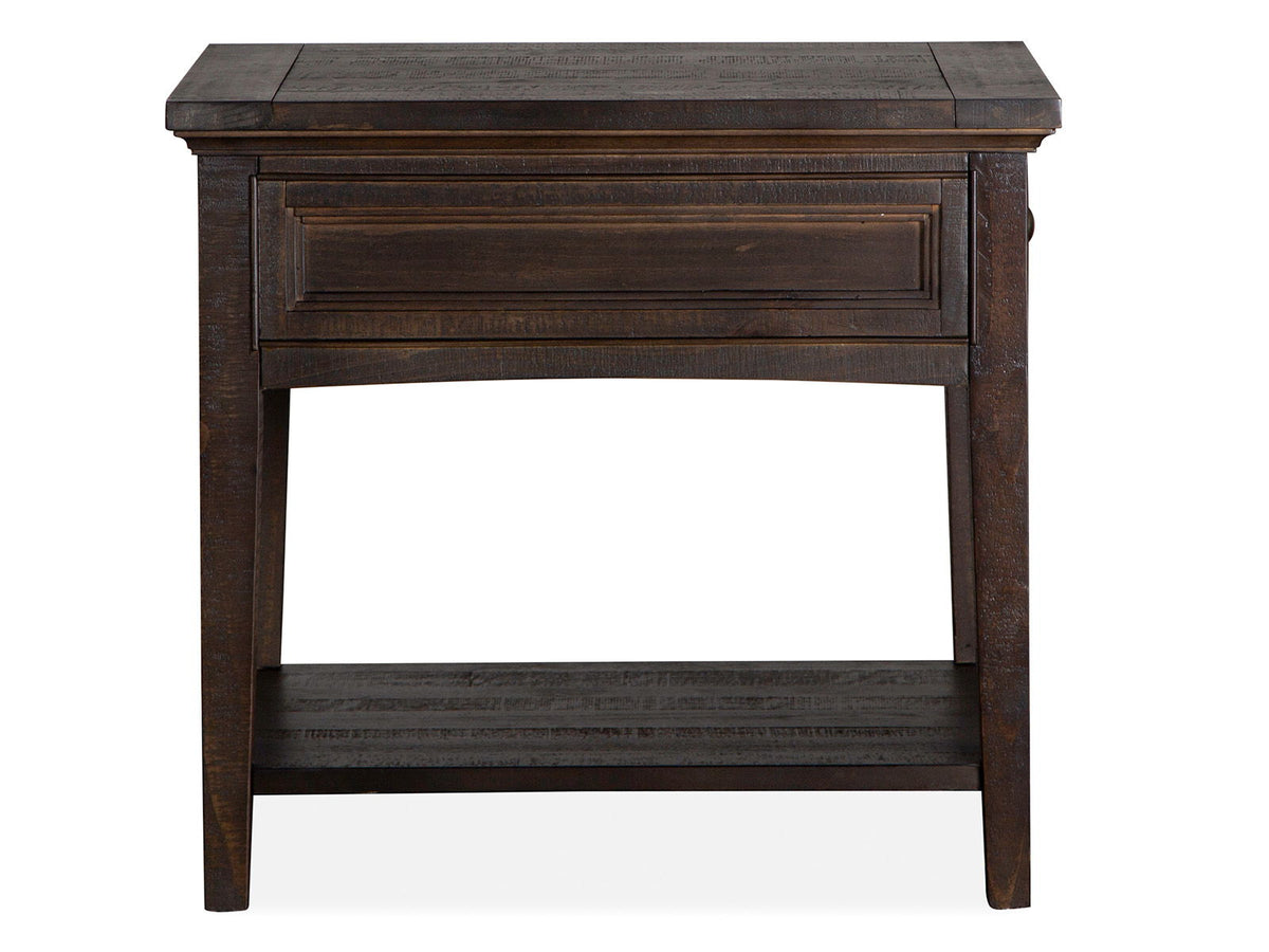 Westley Falls - Rectangular End Table - Graphite