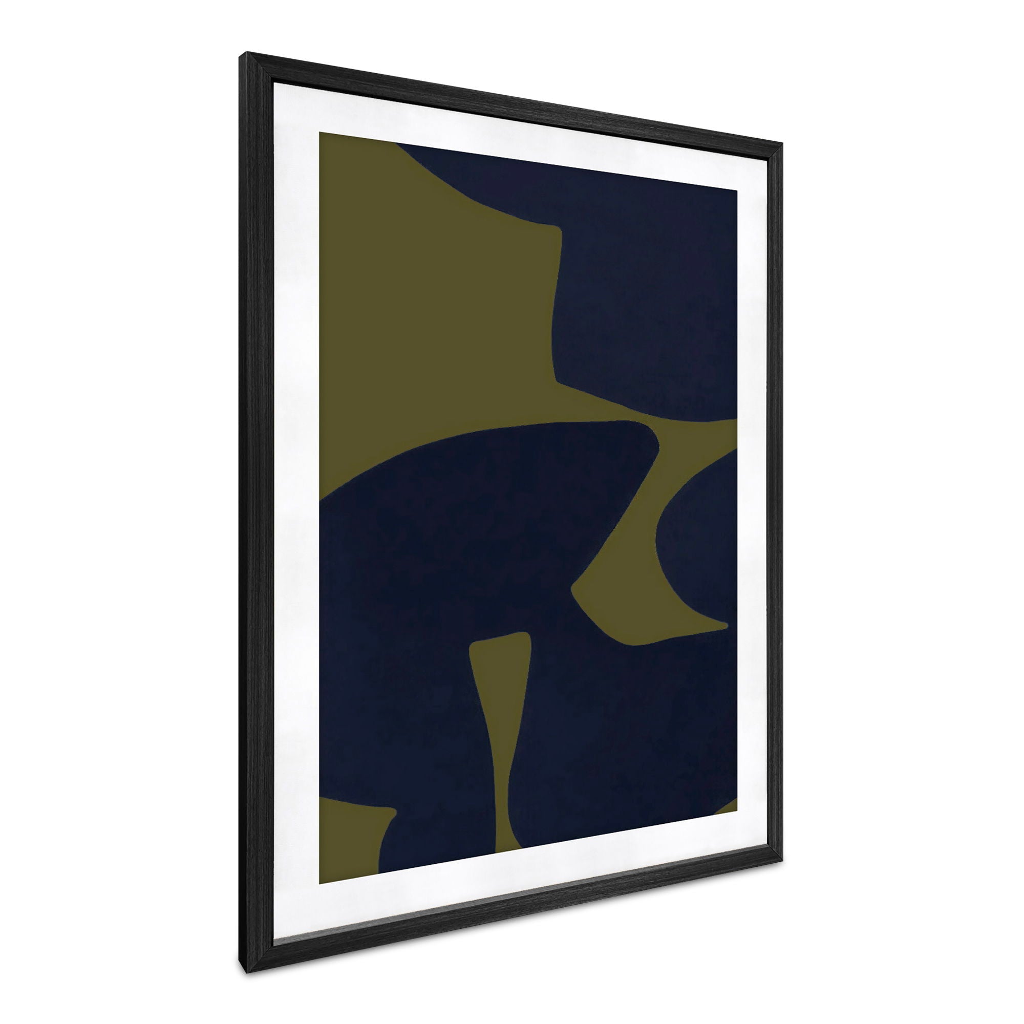 Sola - Framed Print - Blue / Dark Green