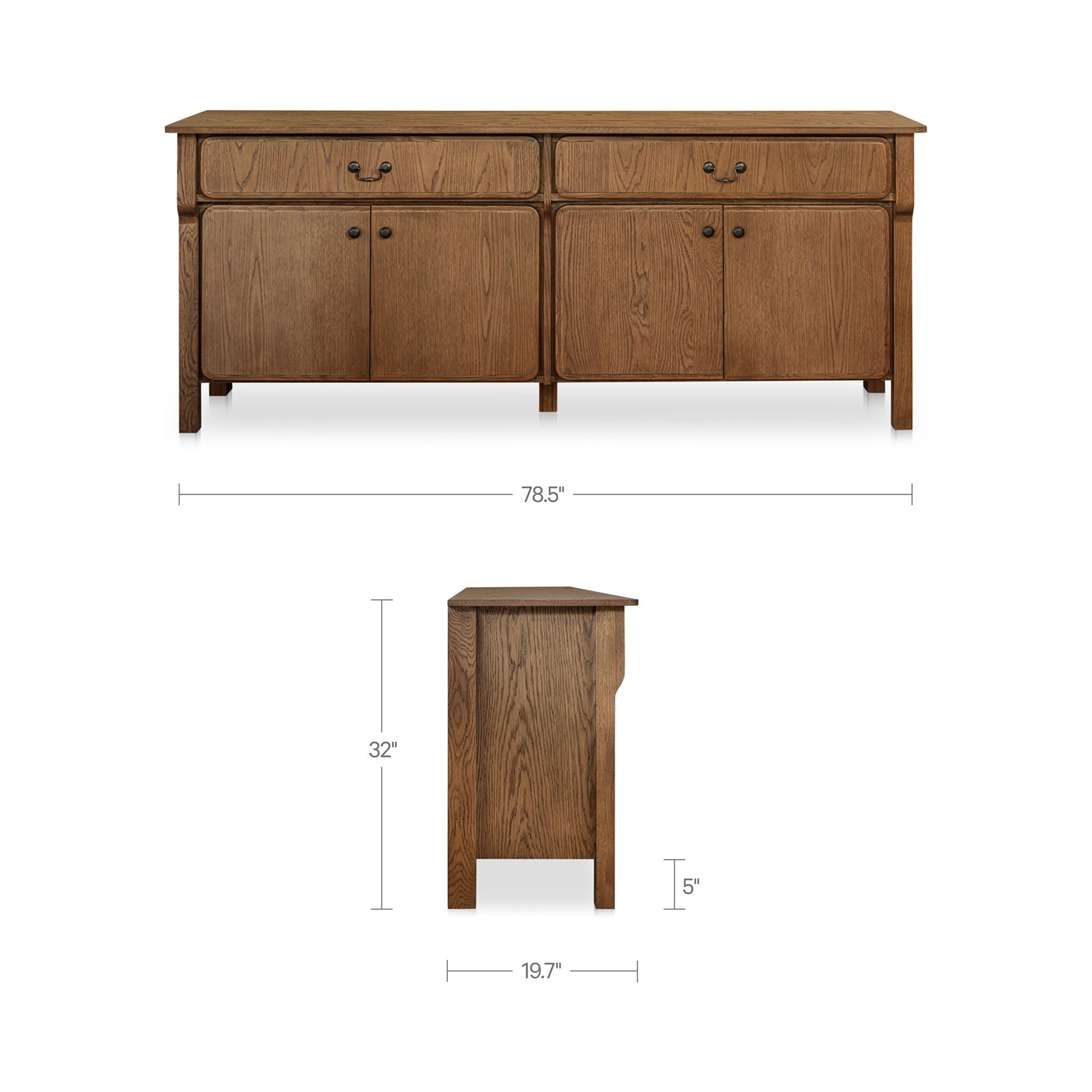 Caroline - Sideboard - Warm Brown