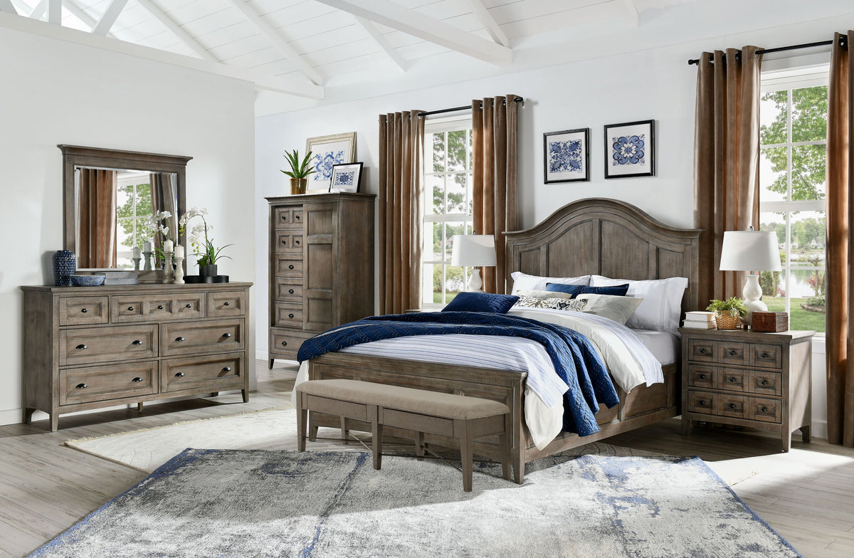 Paxton Place - Wood Drawer Nightstand - Dove Tail Gray