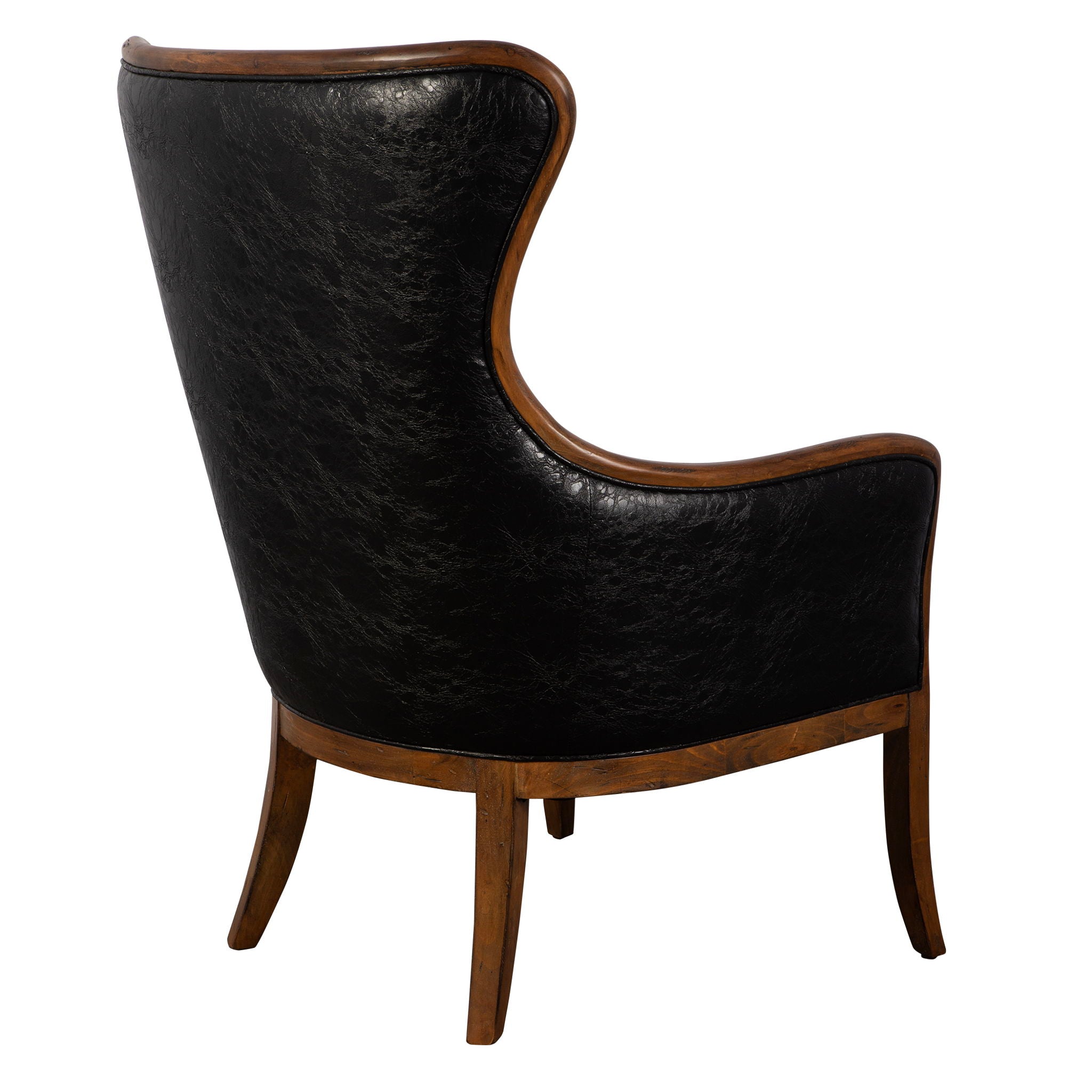 Snowden - Tan Wing Chair - Light Brown