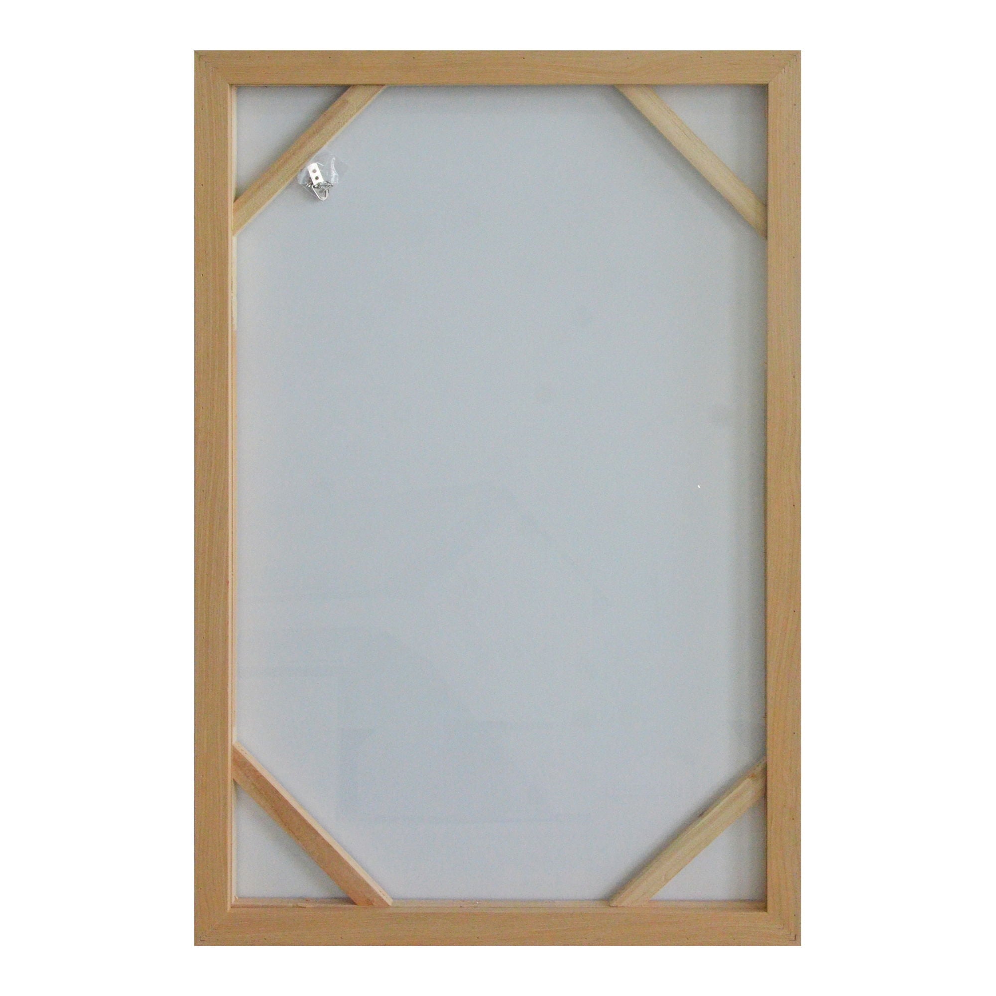 Gable - Framed Painting - Light Blue