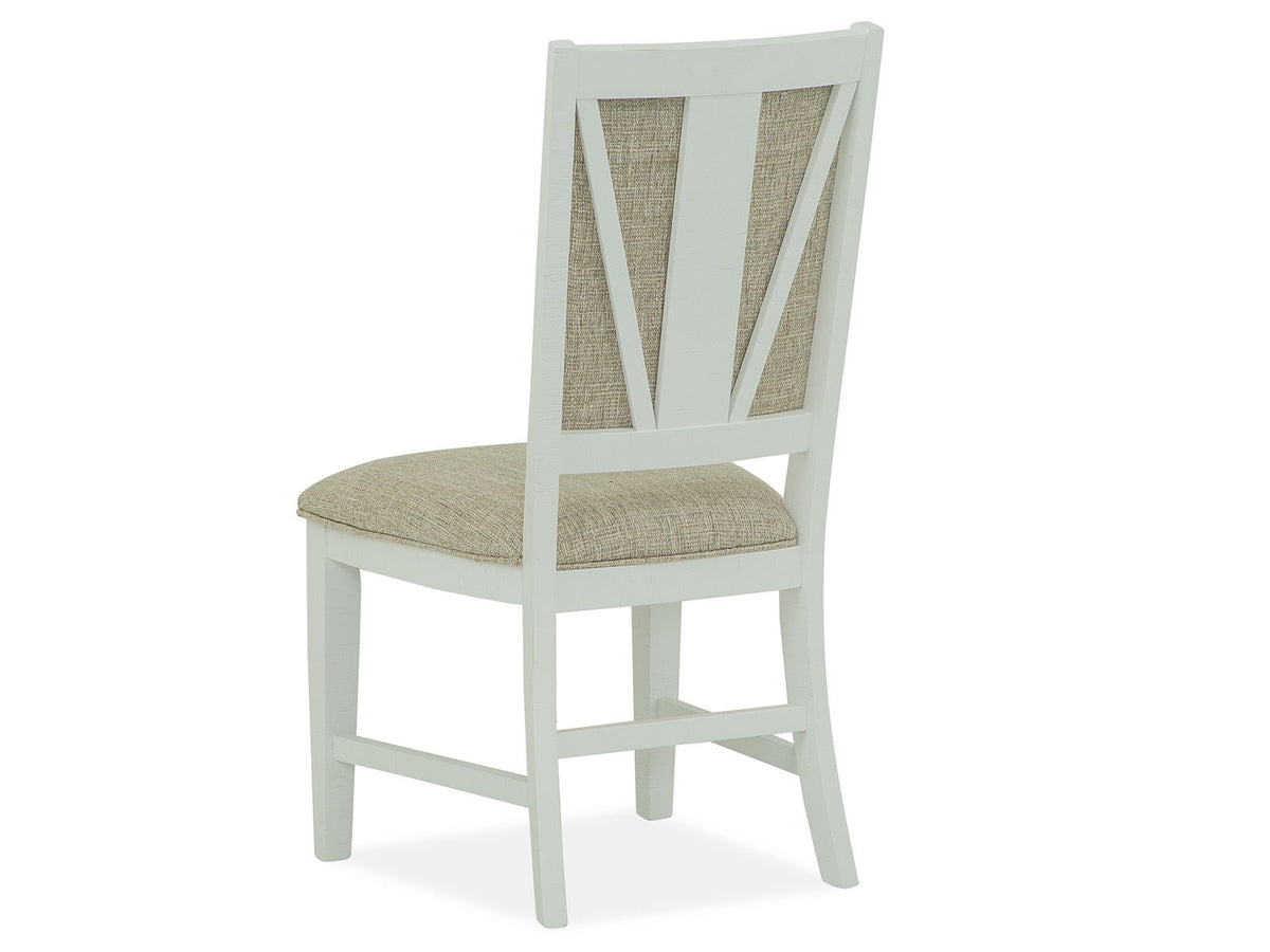 Heron Cove - Step Up Side Chair With Upholstered Seat & Back (Set of 2) - Chalk White
