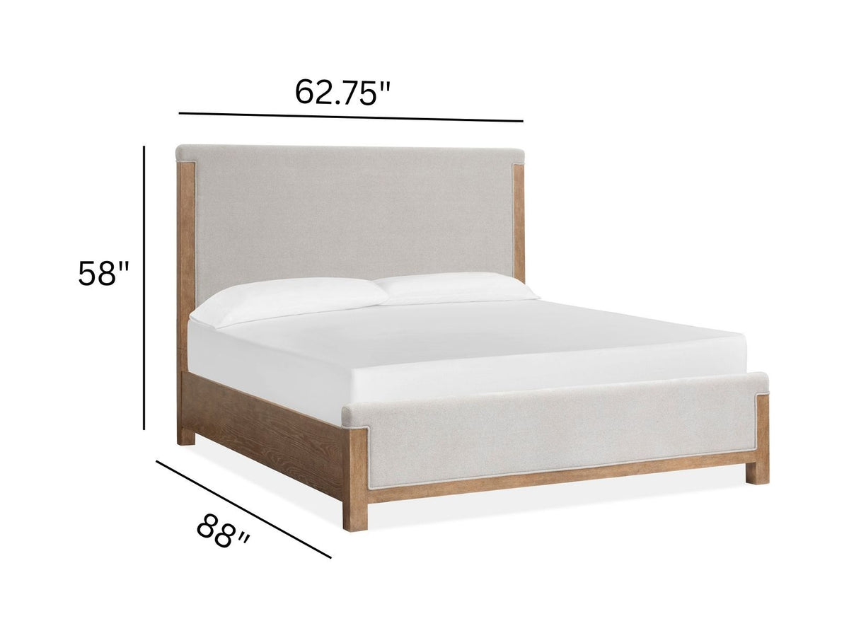 Plum Creek - Upholstered Panel Bed
