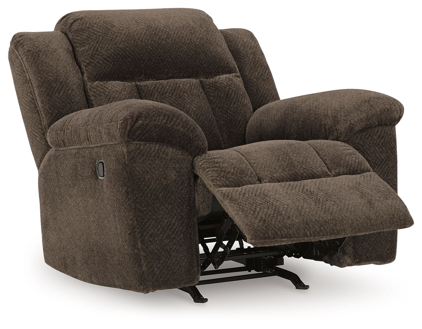 Frohn - Chocolate - Rocker Recliner - Fabric