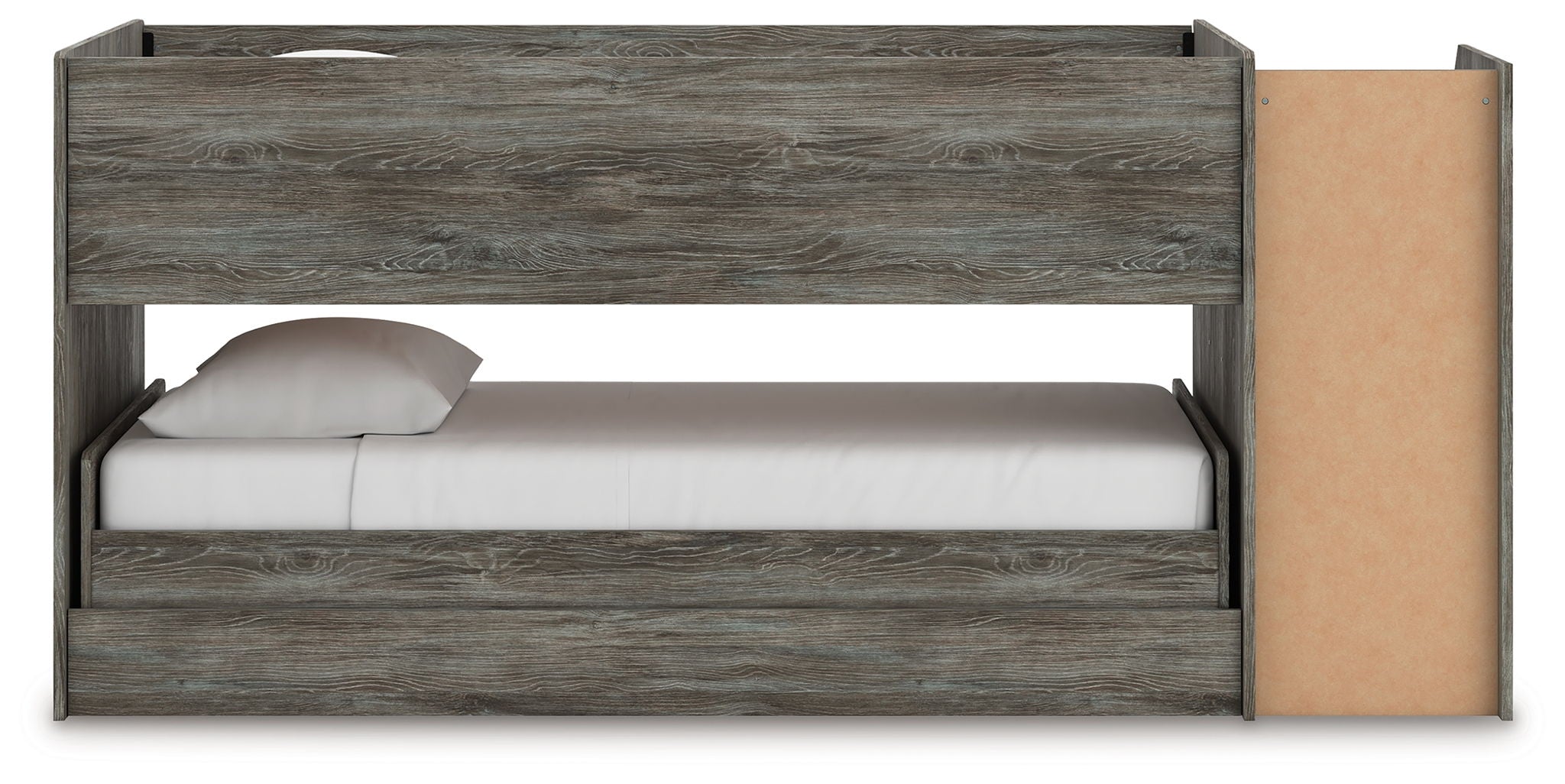 Frandern - Gray - Twin Over Twin Loft Bed