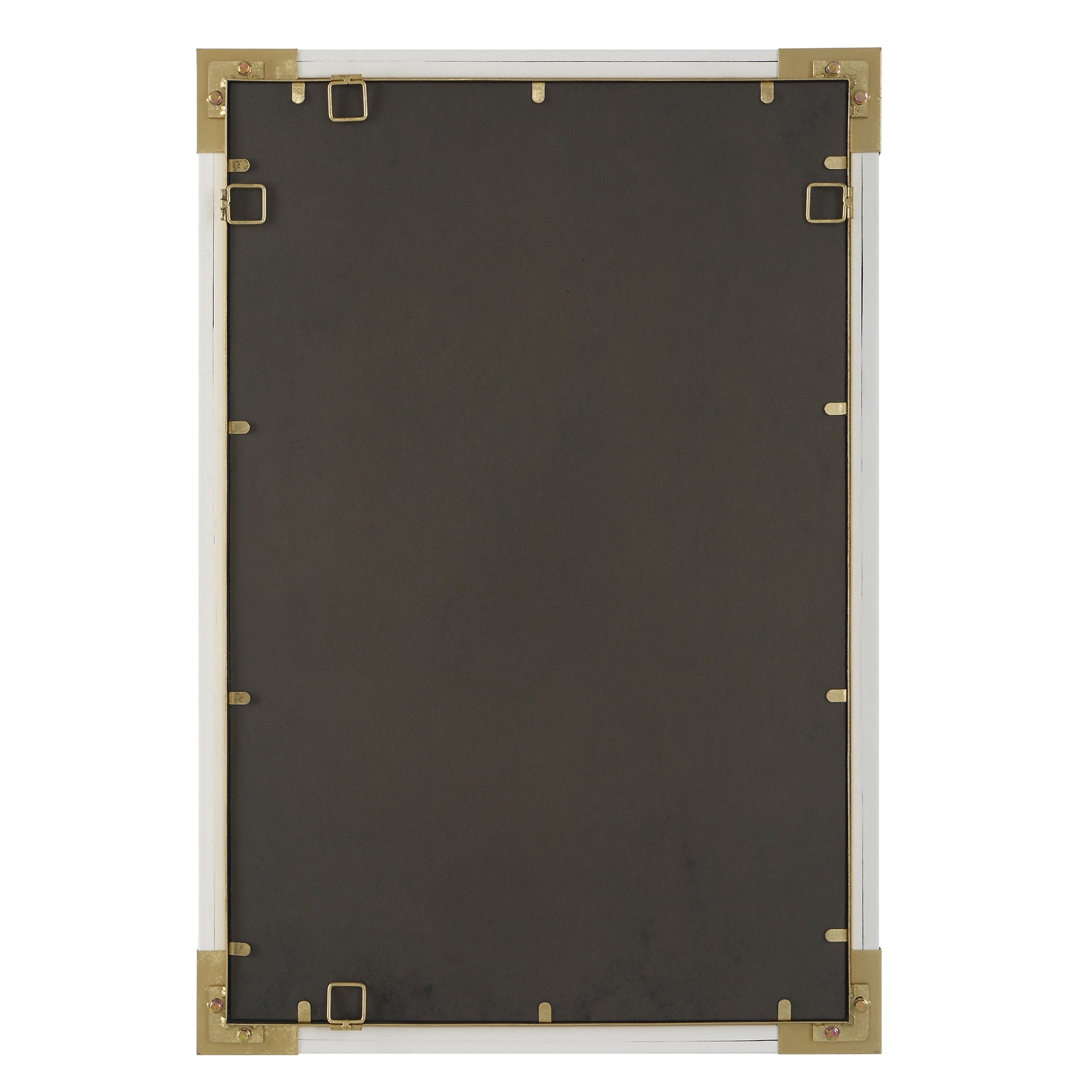 Malik - White & Gold Mirror