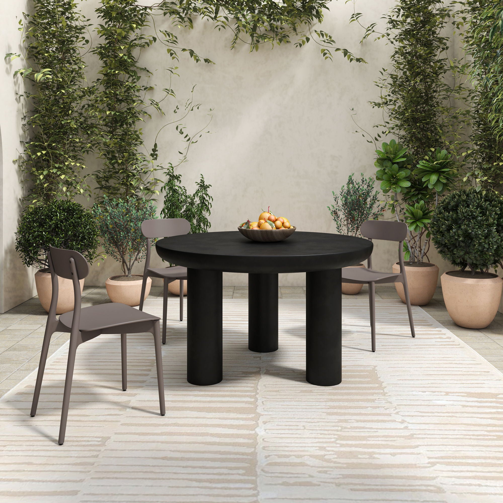 Kent - Outdoor Dining Chair( Set of 2) - Taupe