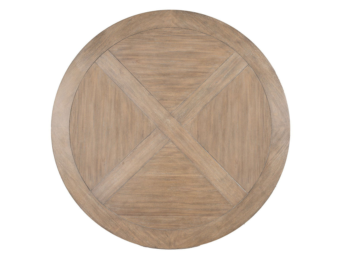 Ainsley - Round Dining Table - Cerused Khaki