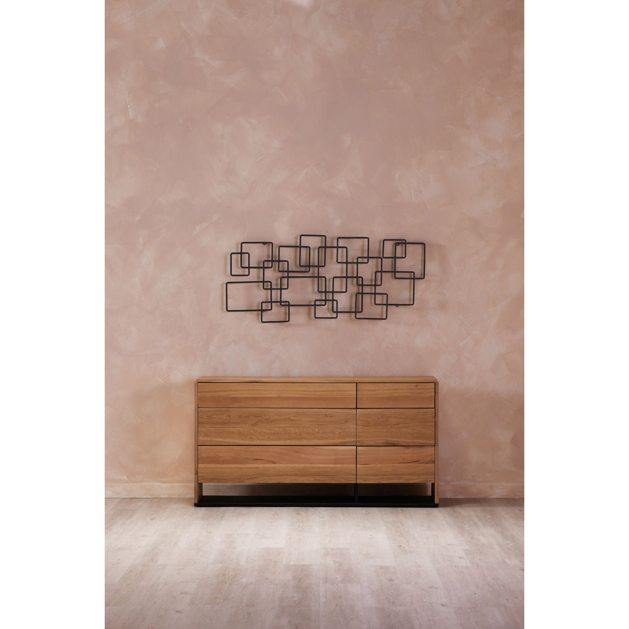 Steel Squares - Wall Decor - Black